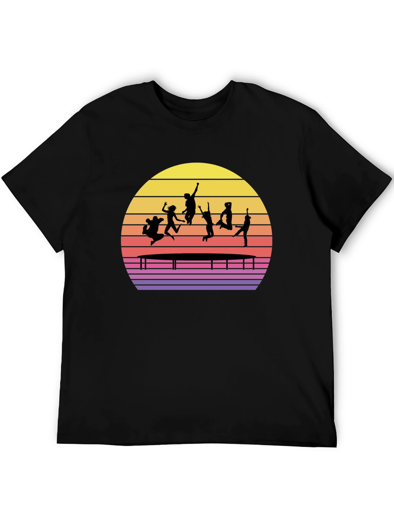 Trampoline Sunset Graphic Tee