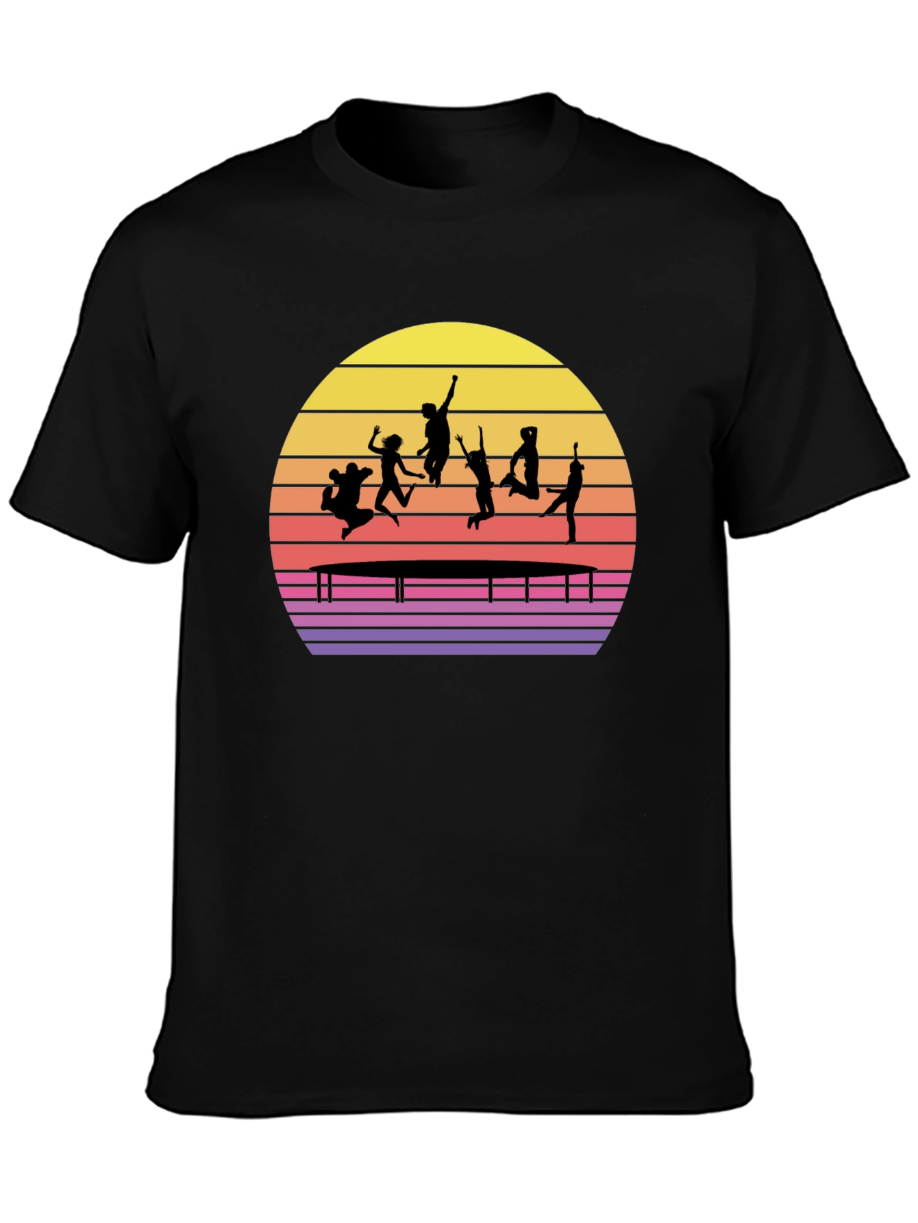 Trampoline Sunset Graphic Tee