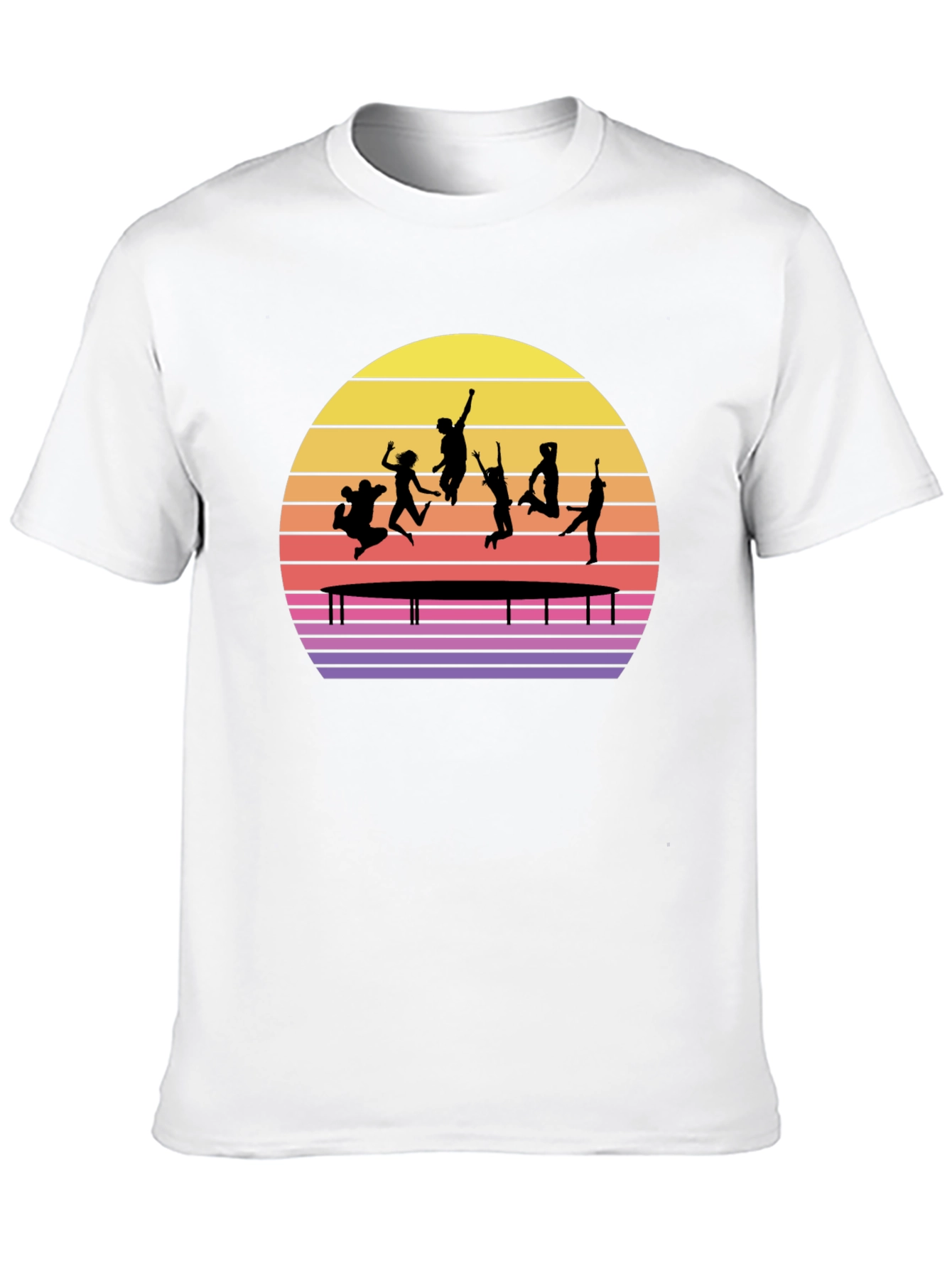 Trampoline Sunset Graphic Tee