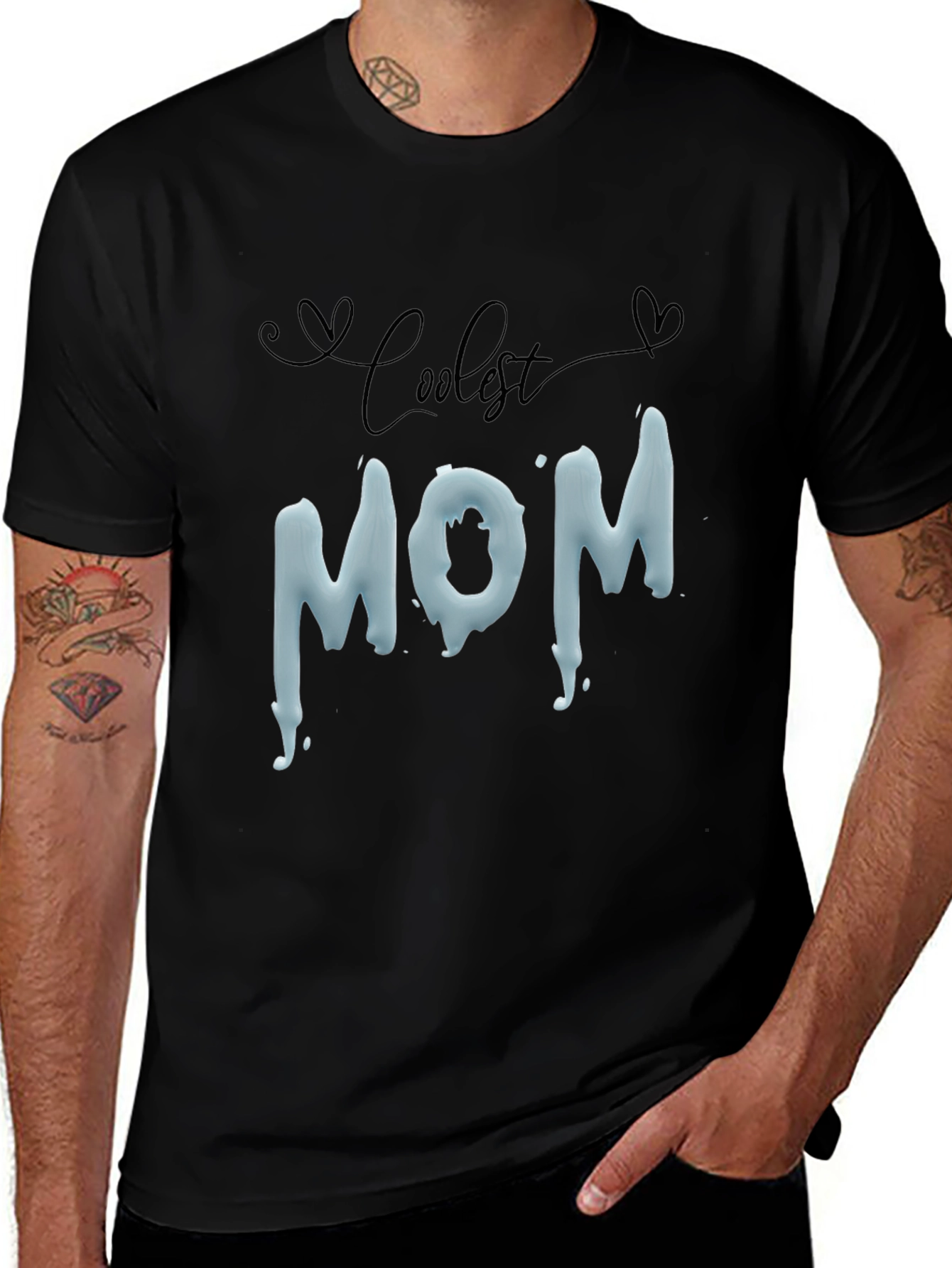 Coolest Mom Graphic Tee - Stylish Black T-Shirt