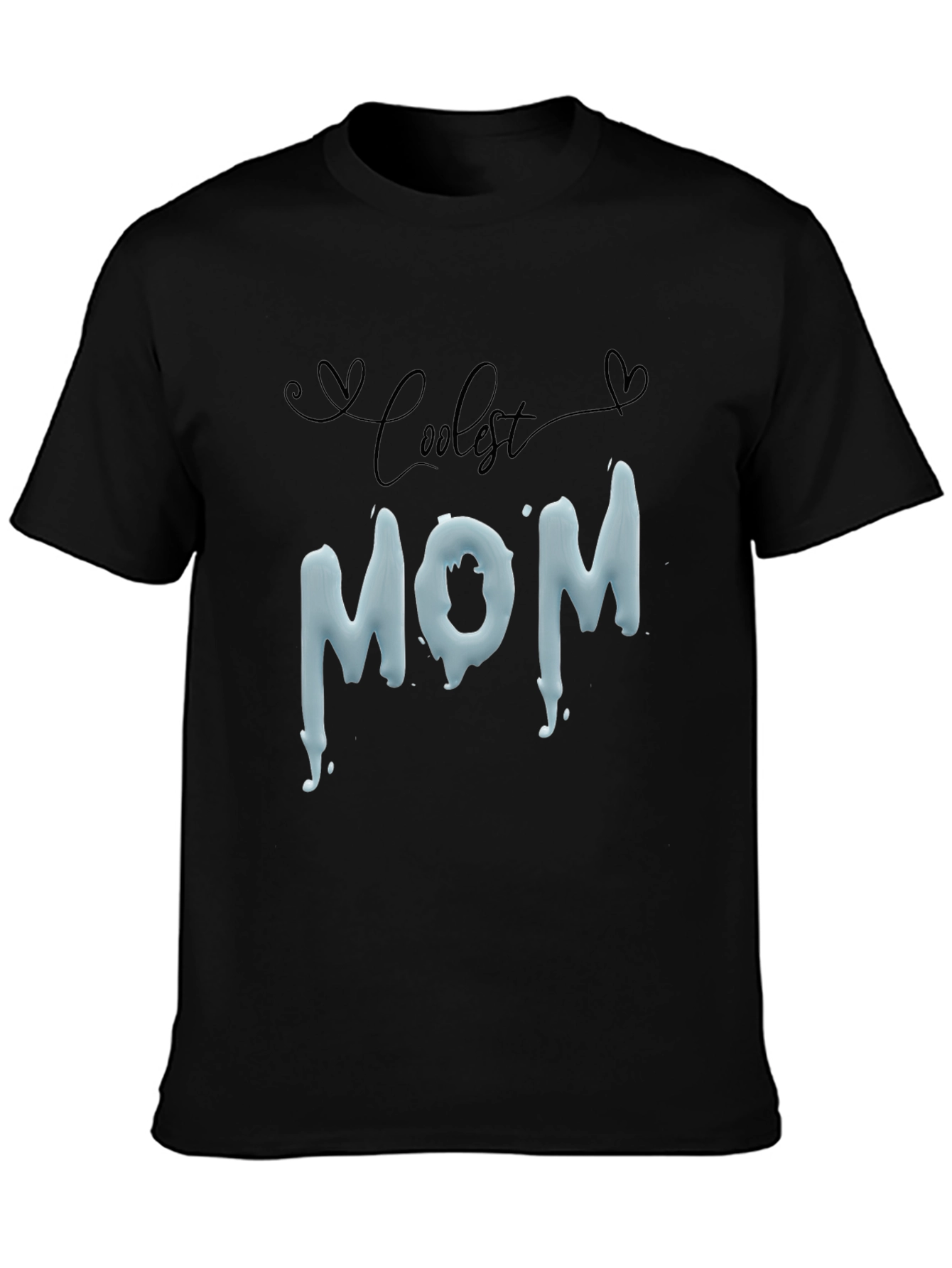 Coolest Mom Graphic Tee - Stylish Black T-Shirt