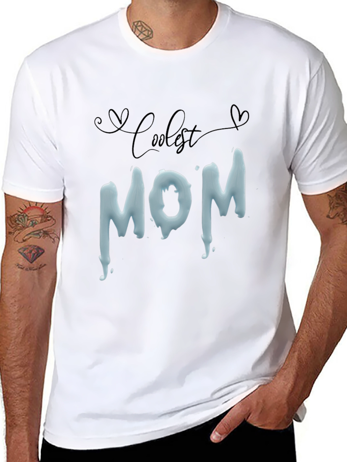 Coolest Mom Graphic Tee - Stylish Black T-Shirt