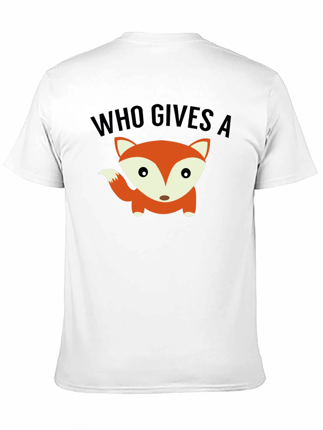 Who Gives a Fox Funny Graphic Tee