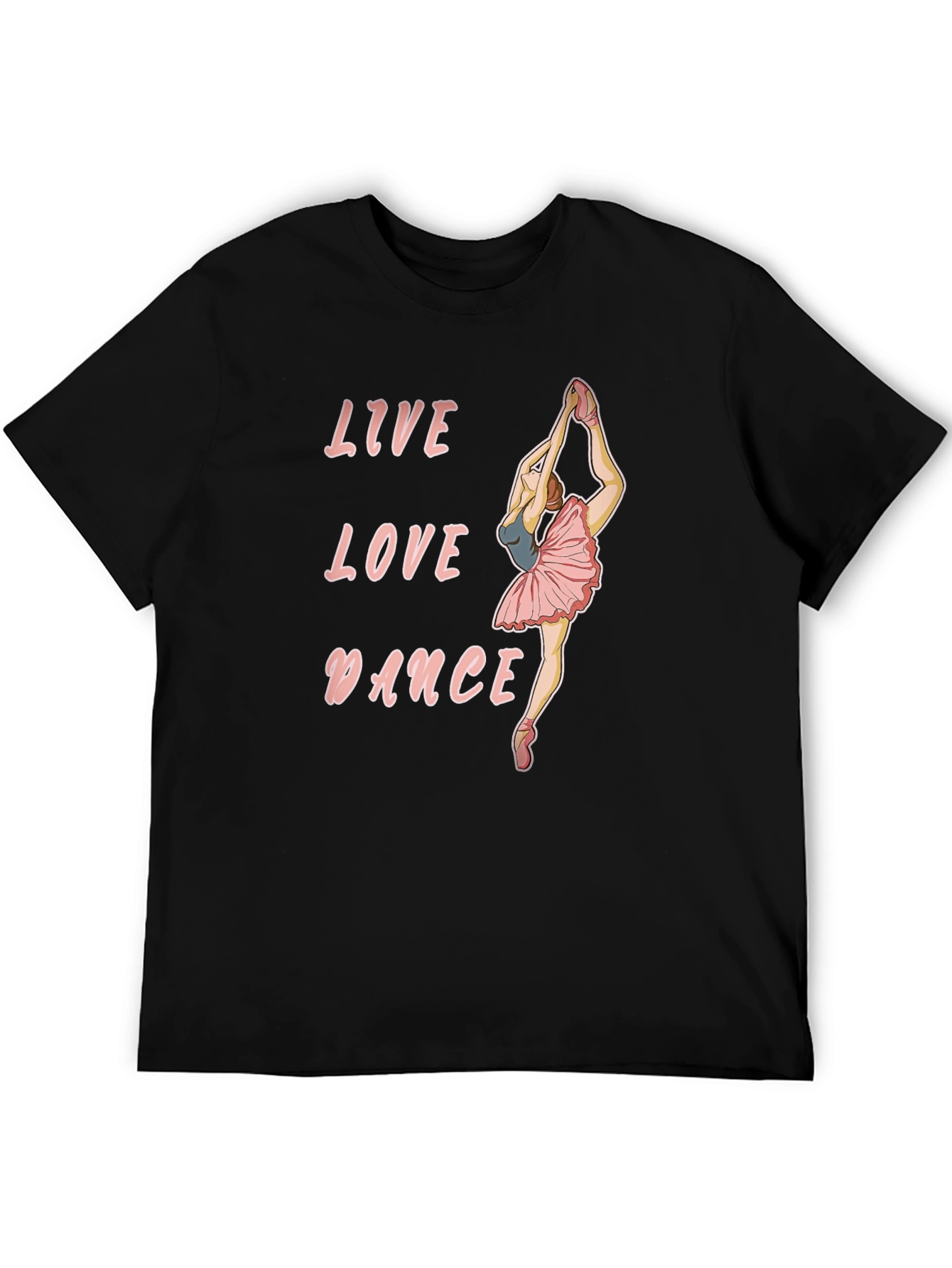 Live Love Dance Black T-Shirt