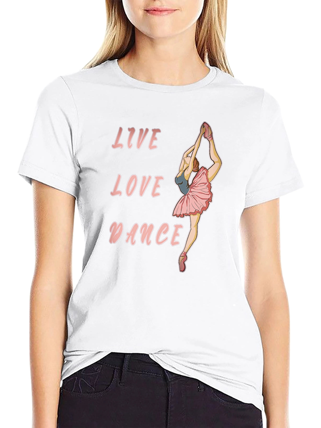 Live Love Dance Black T-Shirt