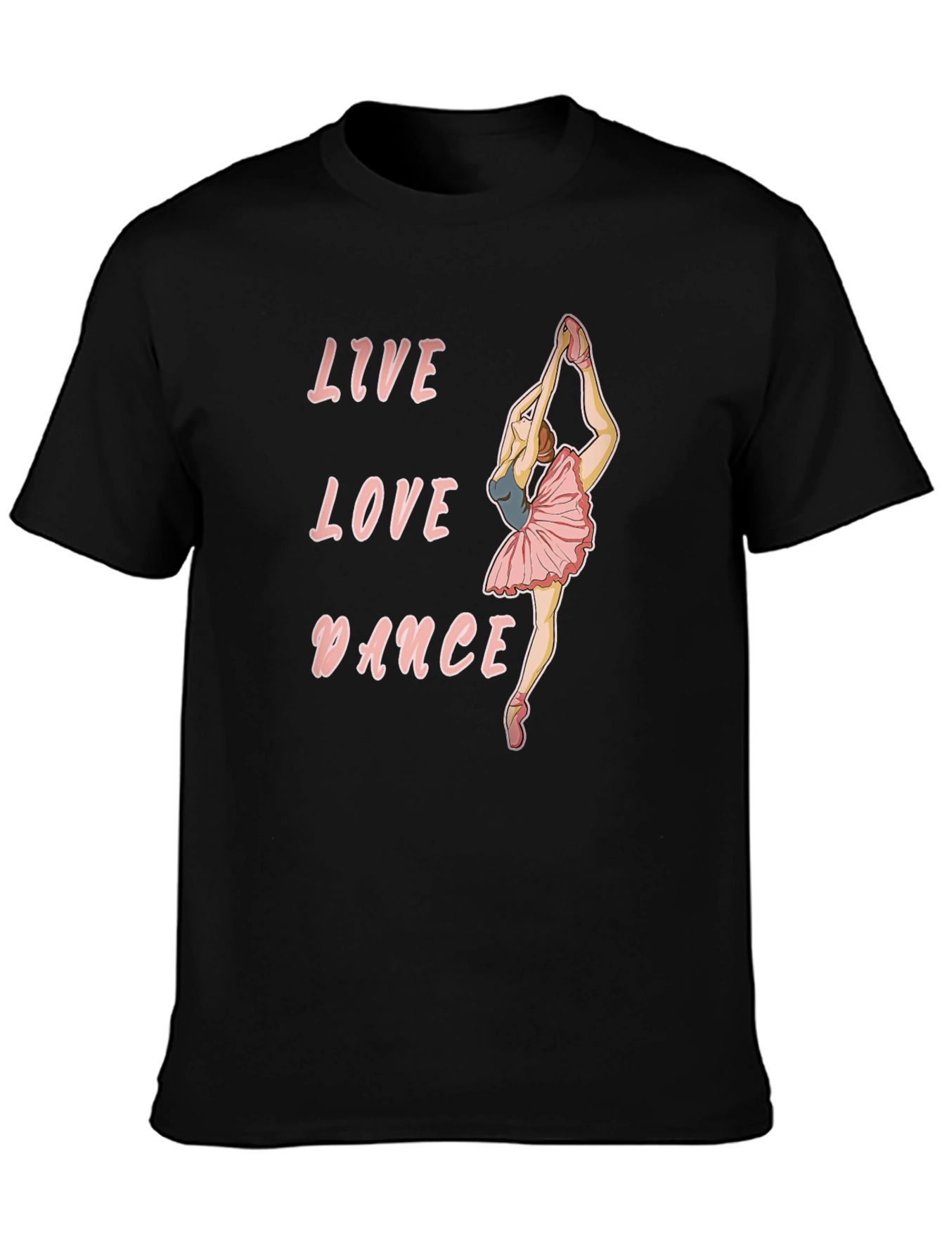 Live Love Dance Black T-Shirt