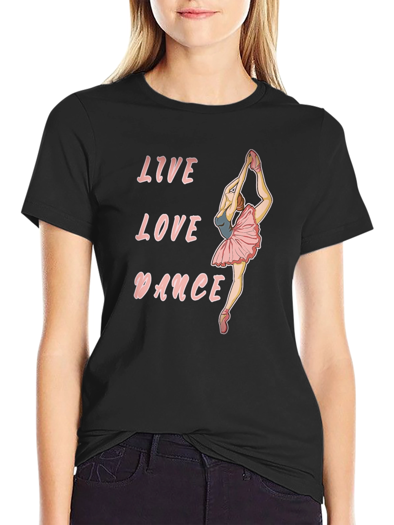 Live Love Dance Black T-Shirt
