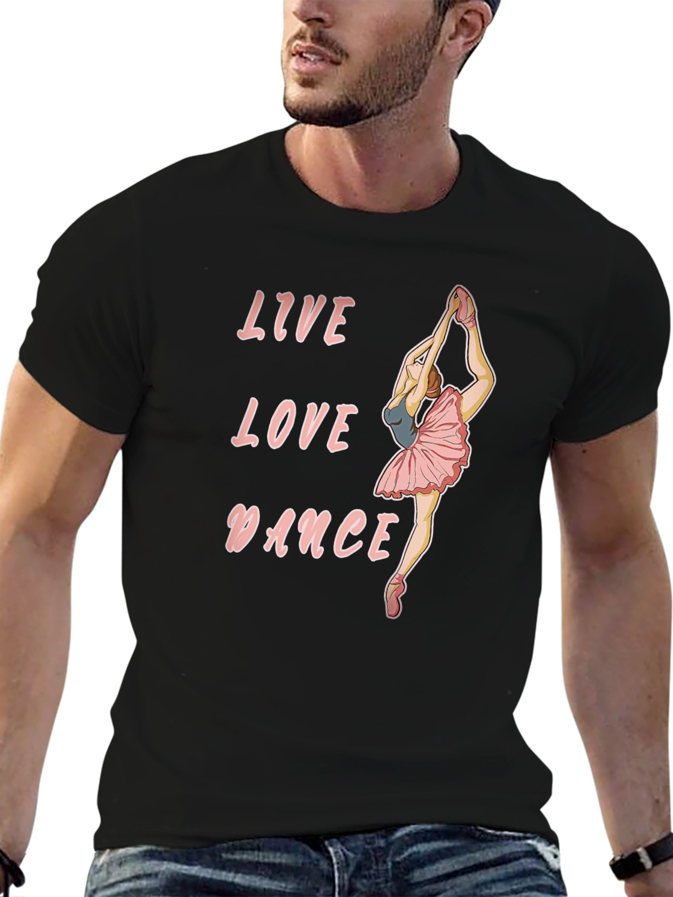 Live Love Dance Black T-Shirt