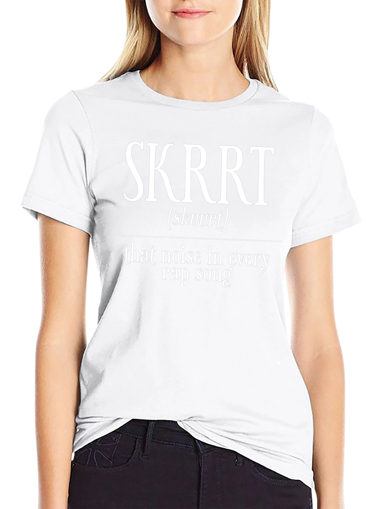 Skrrt Rap Song T-Shirt Funny Meme Tee
