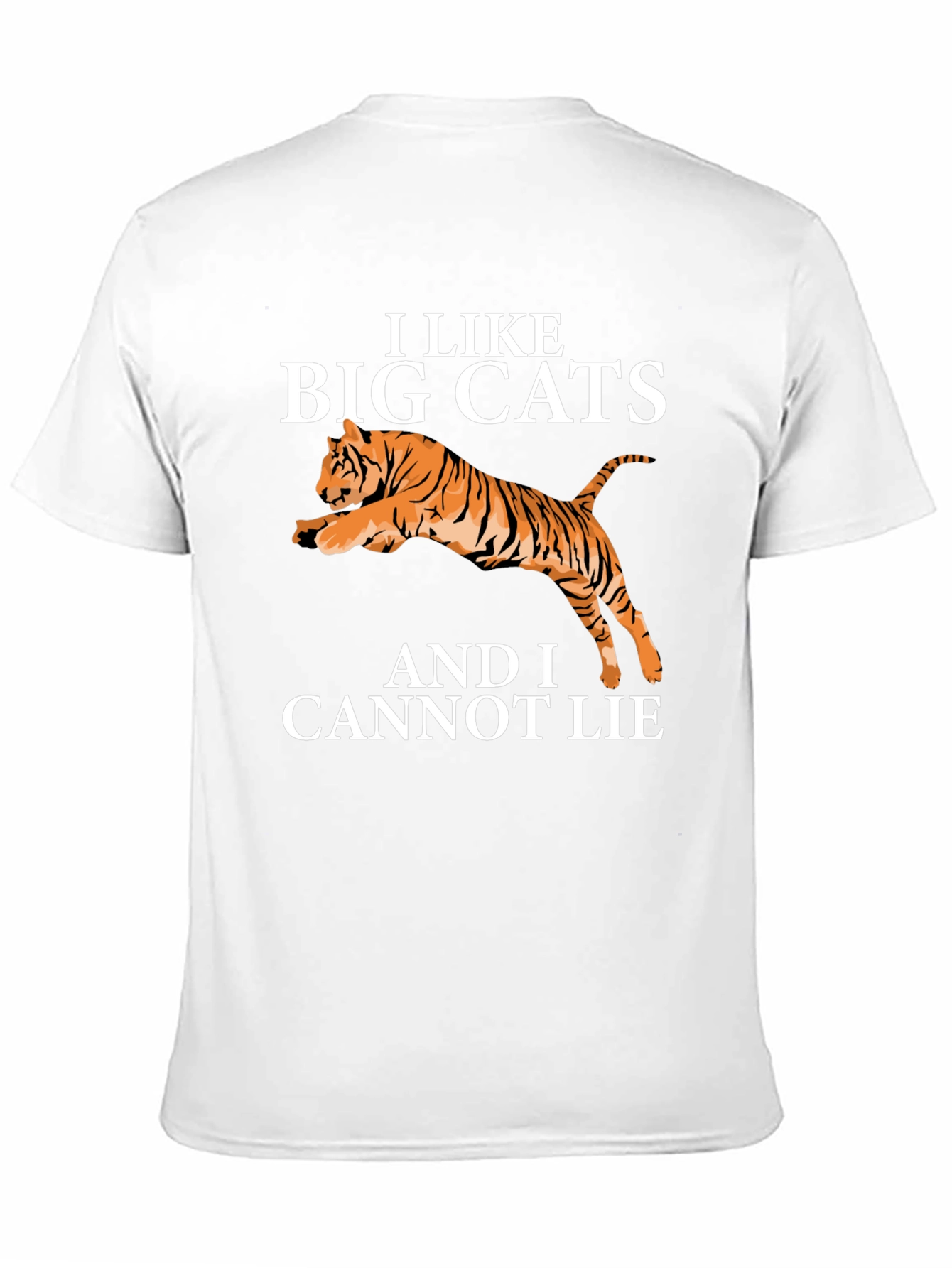 I Like Big Cats T-Shirt Funny Tiger Tee