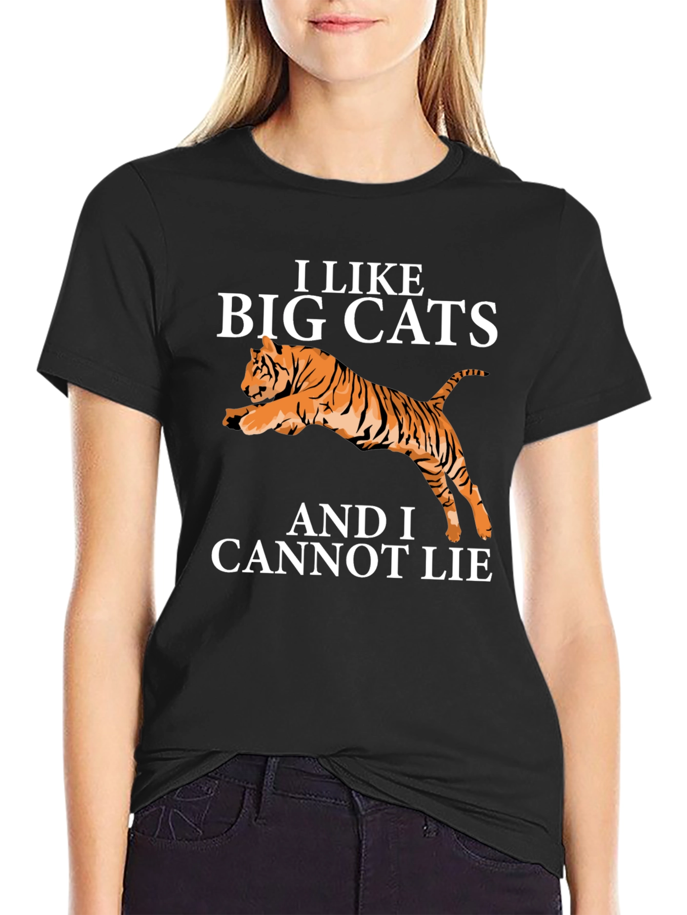 I Like Big Cats T-Shirt Funny Tiger Tee