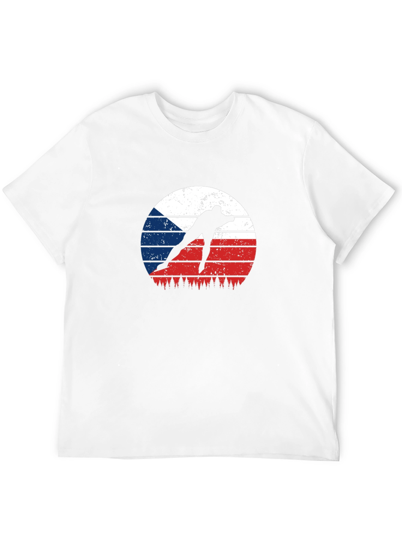 Czech Speed Skater T-Shirt - Retro Style