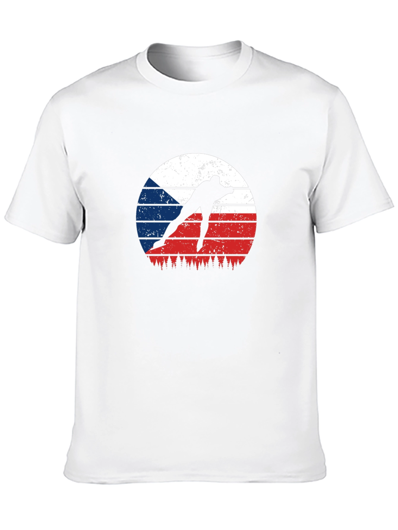 Czech Speed Skater T-Shirt - Retro Style