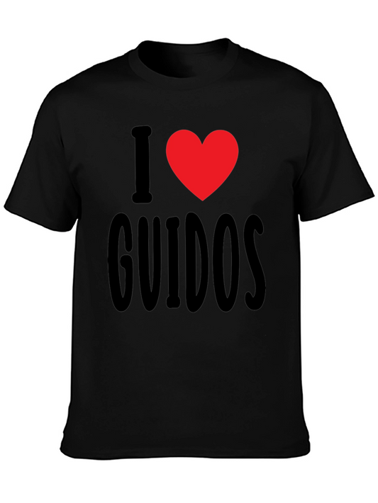 I Heart Guidos T-Shirt - Novelty Tee for Guido Fans