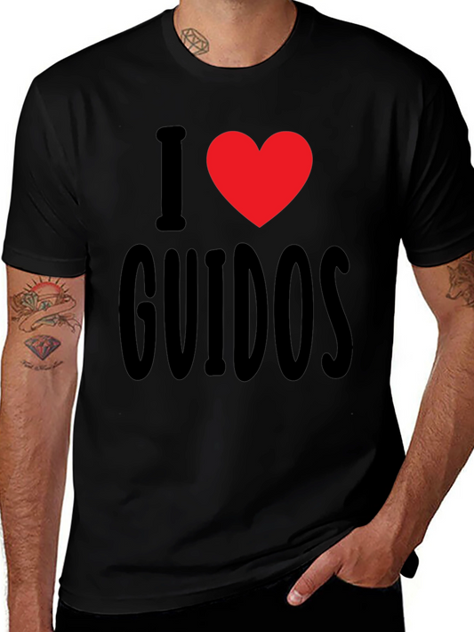 I Heart Guidos T-Shirt - Novelty Tee for Guido Fans