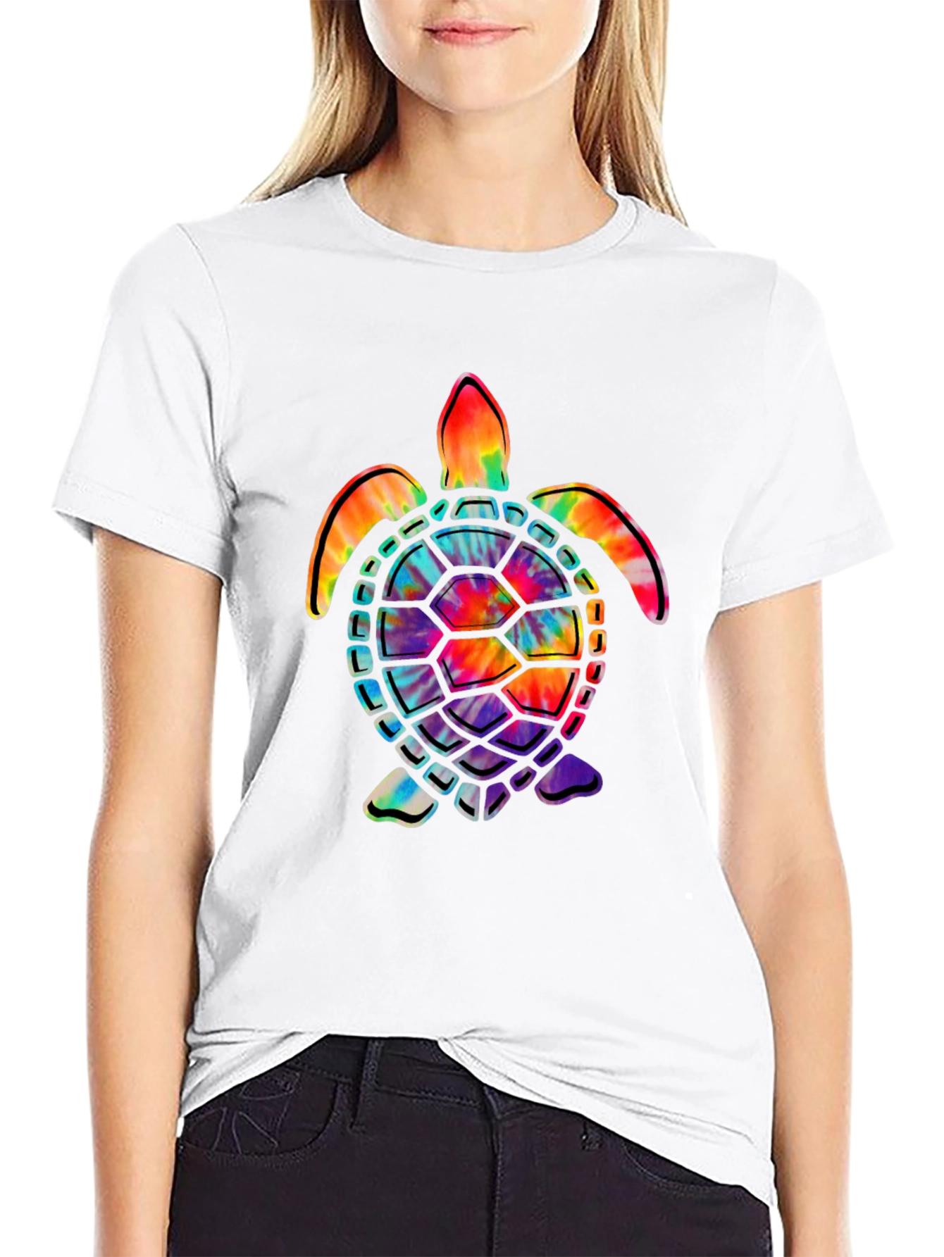 Tie-Dye Turtle Graphic Tee