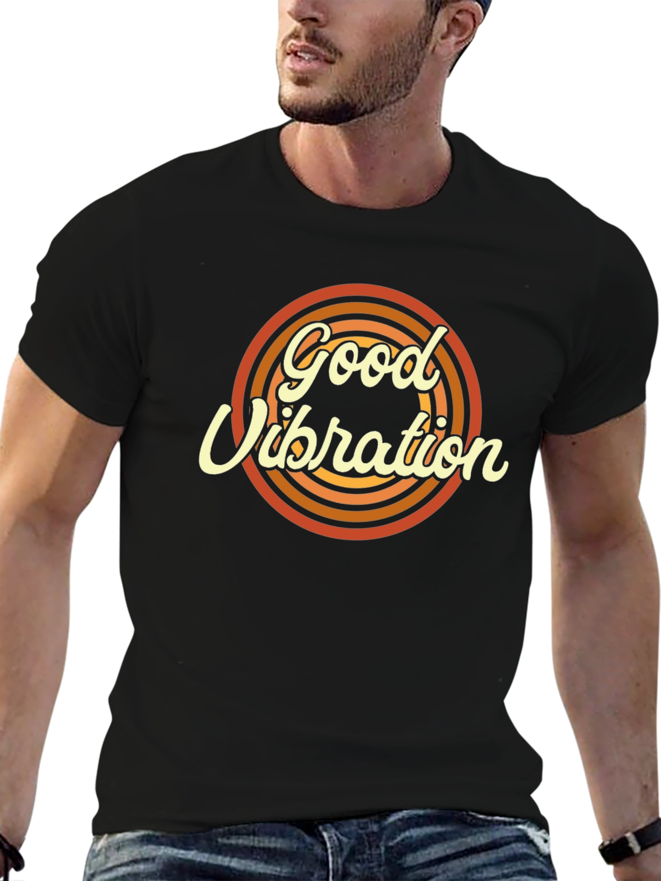 Retro Good Vibration Graphic Tee
