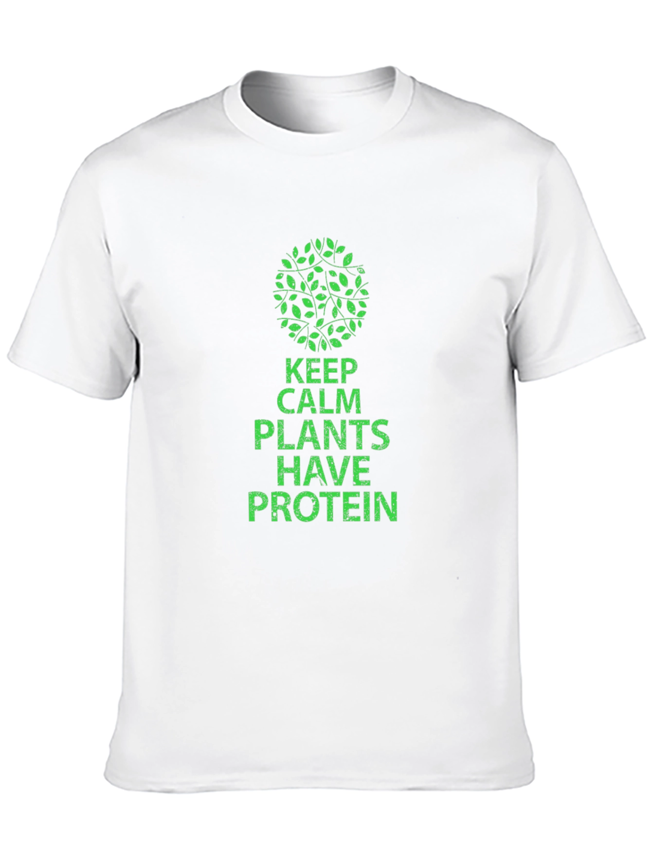 Vegan Protein T-Shirt - Keep Calm Plants Have Protein