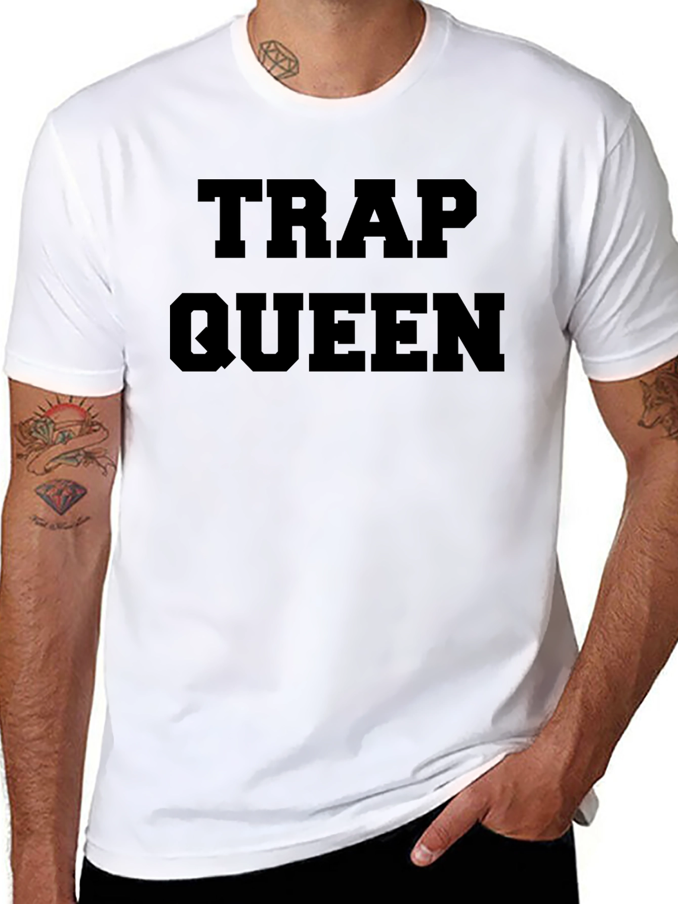 Trap Queen Graphic T-Shirt - Trendy Streetwear