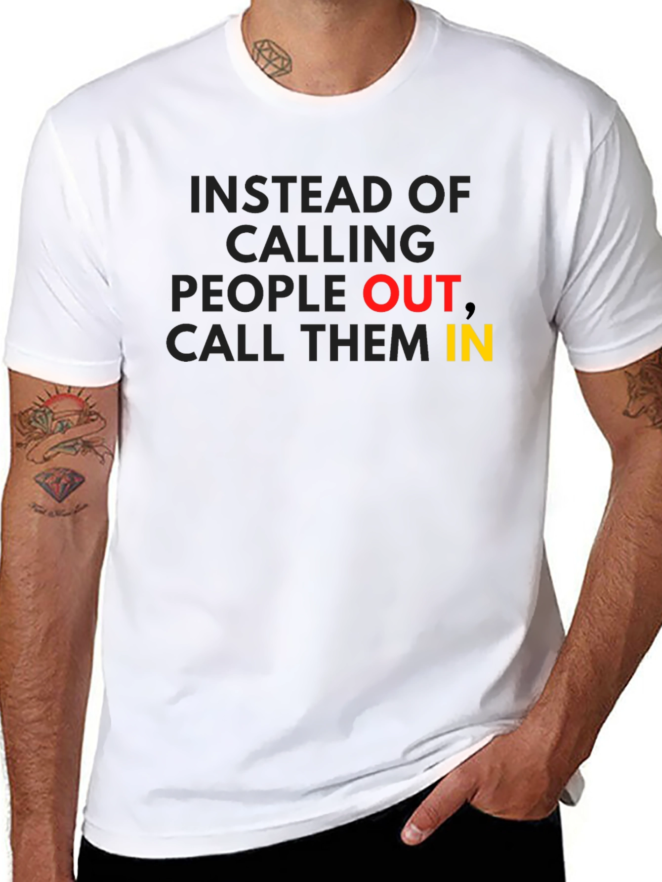 Call Them In - Motivational Graphic T-Shirt