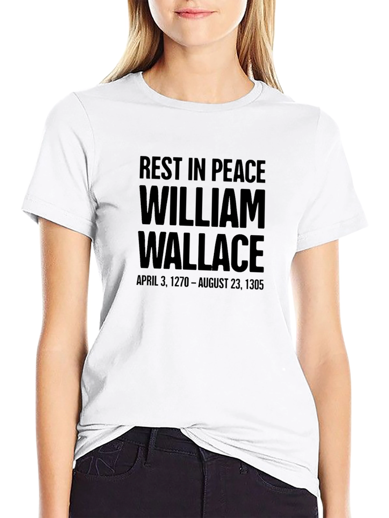 William Wallace Rest In Peace Graphic T-Shirt