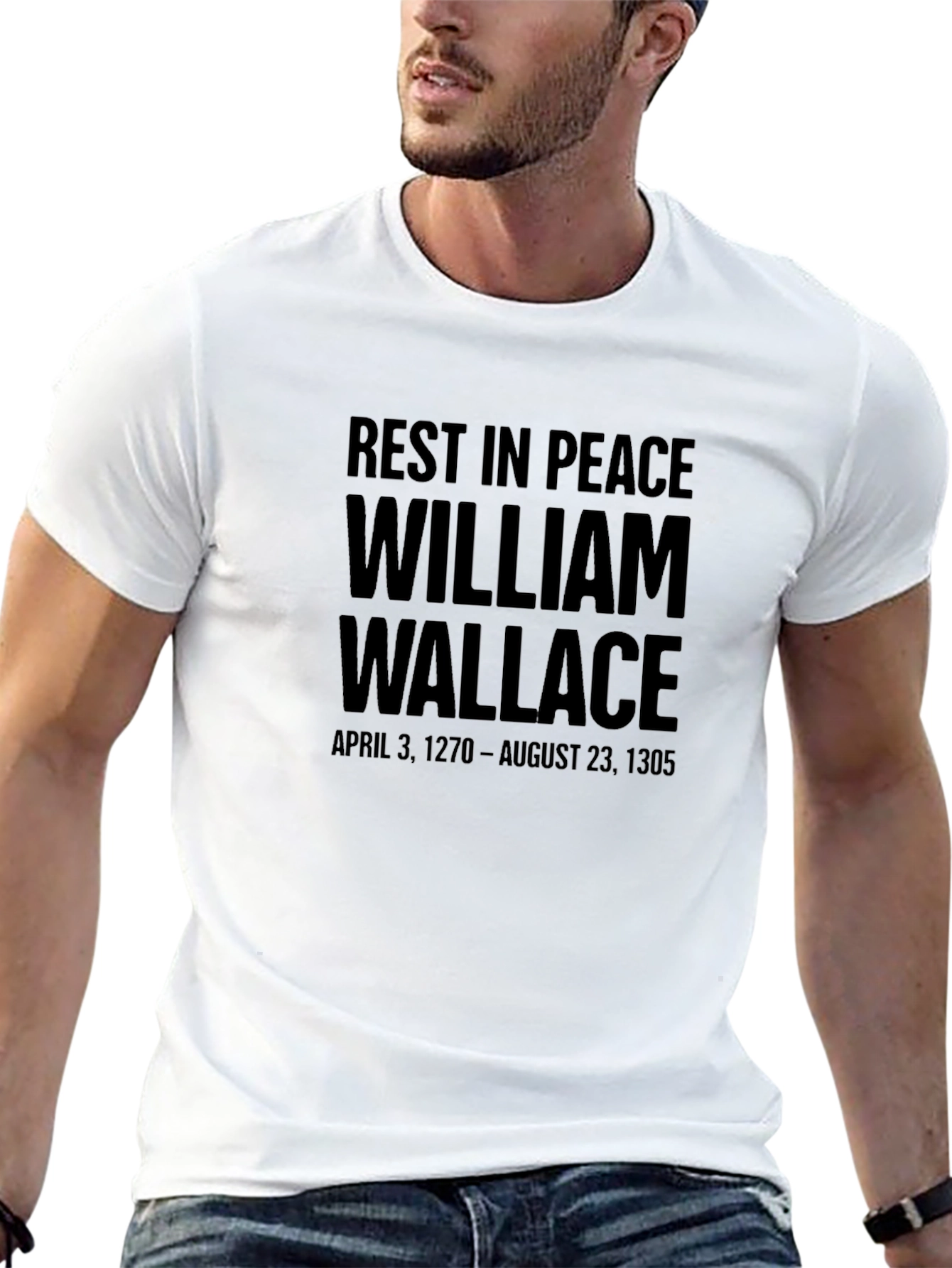 William Wallace Rest In Peace Graphic T-Shirt