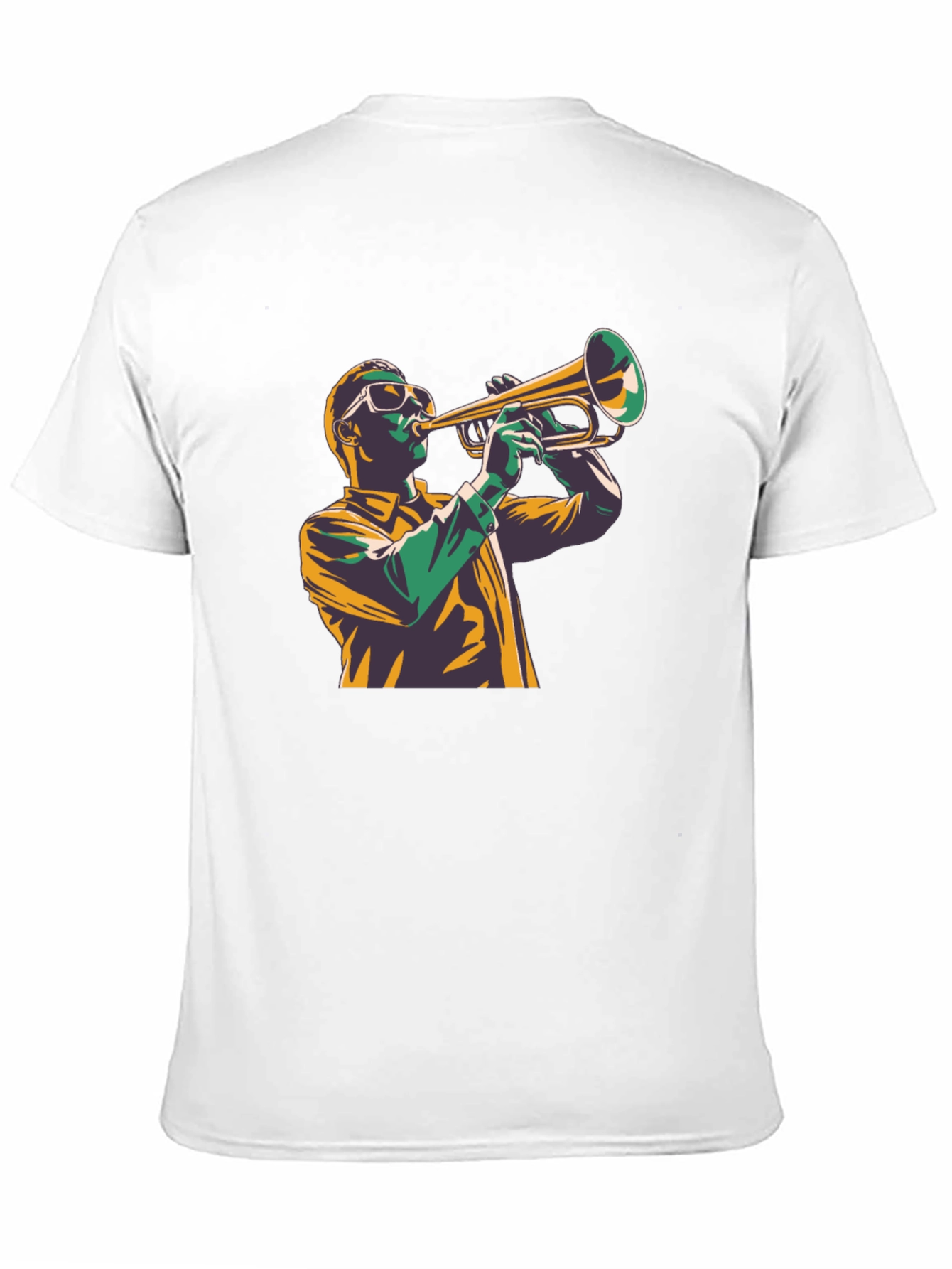 Jazz Trumpet Player Graphic Tee - Cool Design
