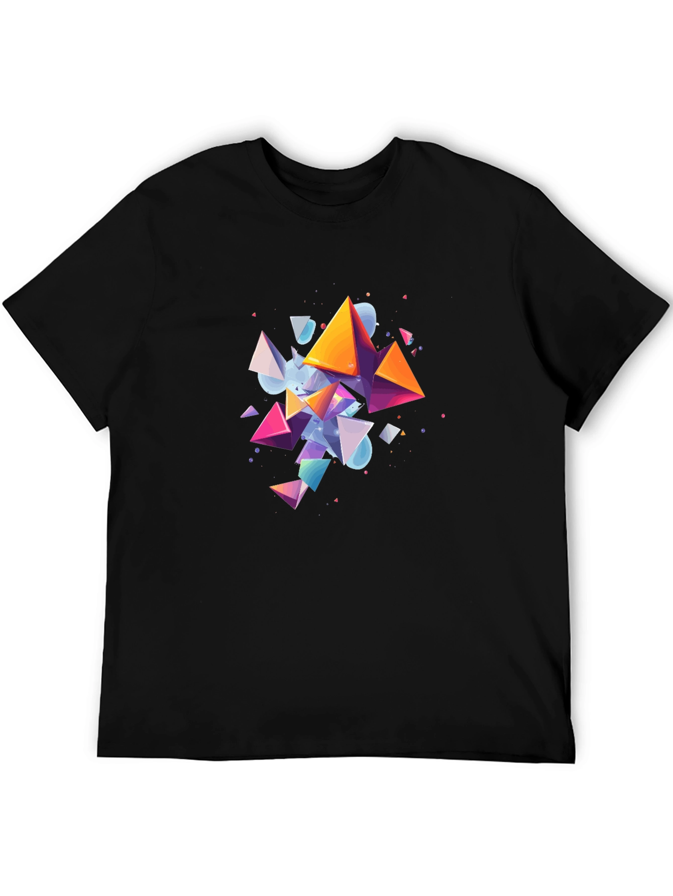 Geometric Prism T-Shirt - Abstract Art Tee