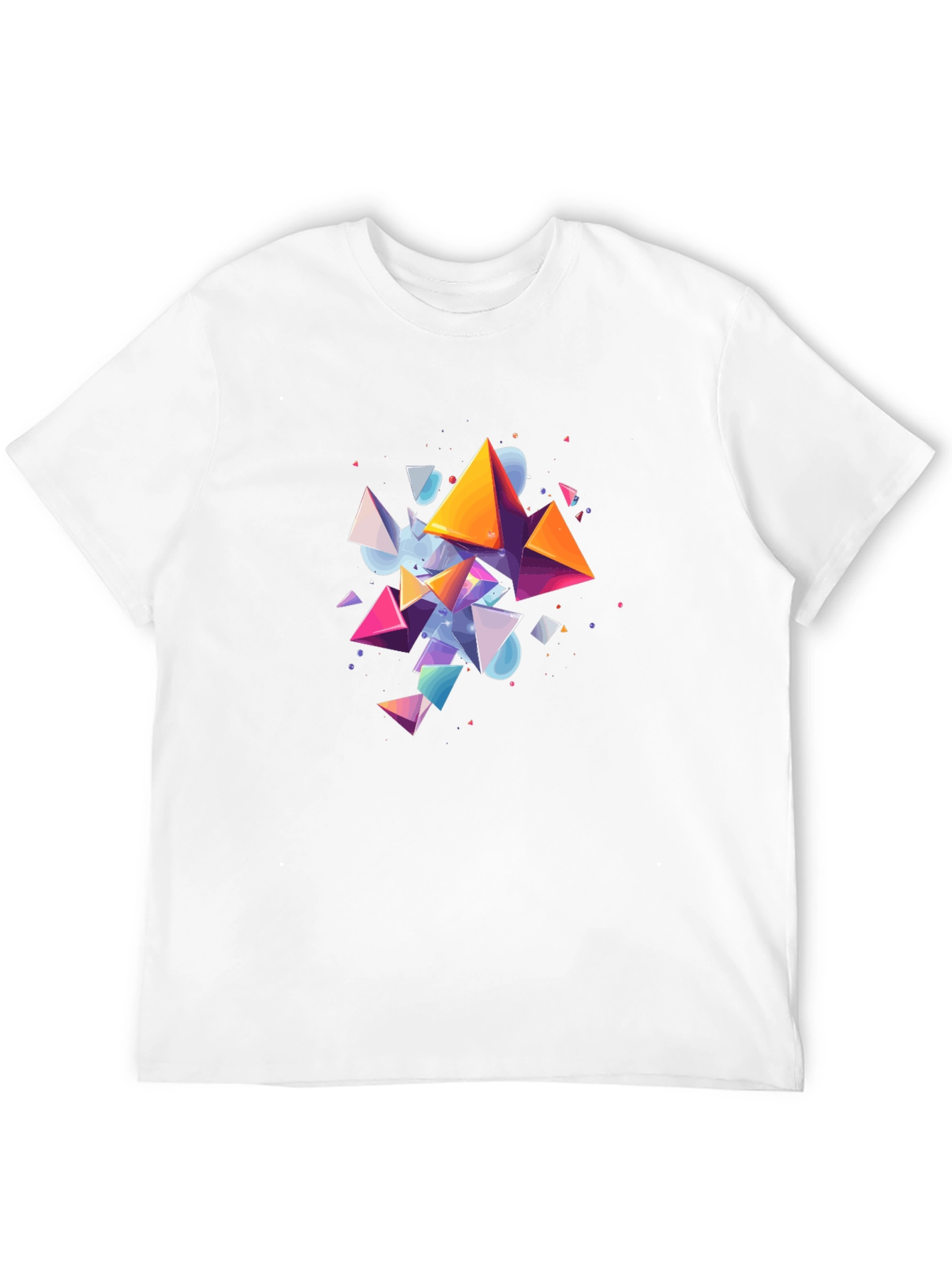 Geometric Prism T-Shirt - Abstract Art Tee