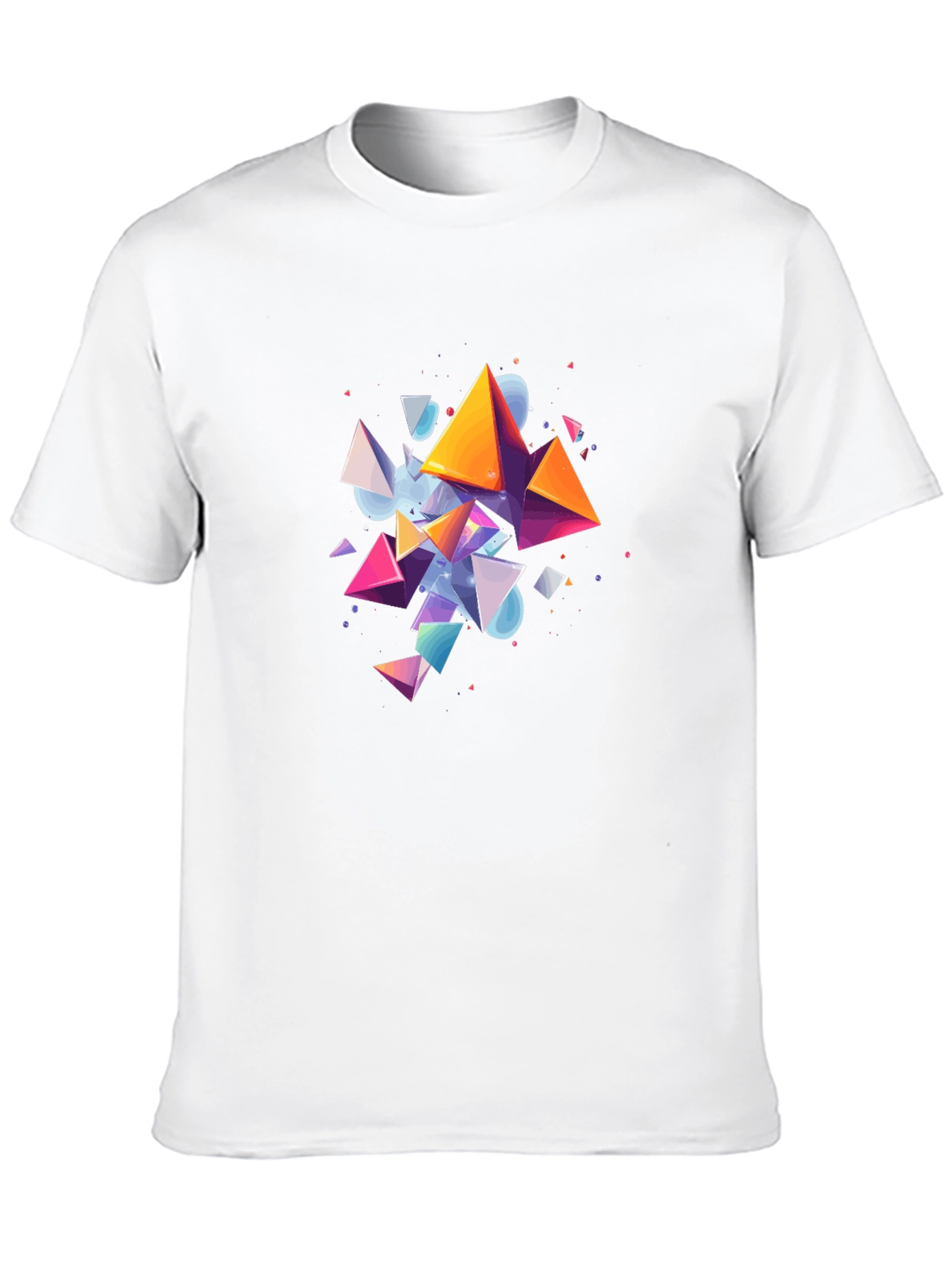 Geometric Prism T-Shirt - Abstract Art Tee