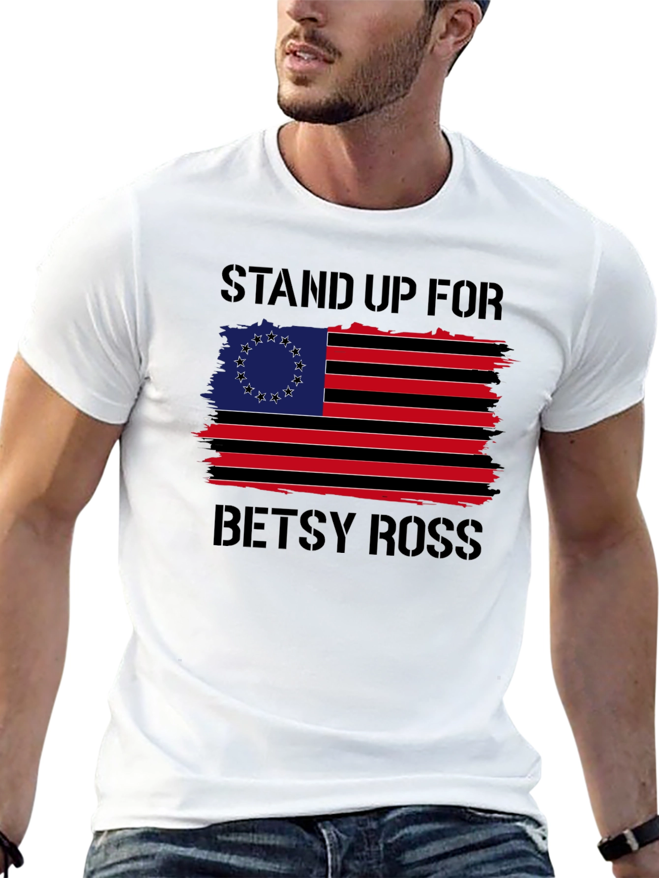 Stand Up for Betsy Ross Flag T-Shirt