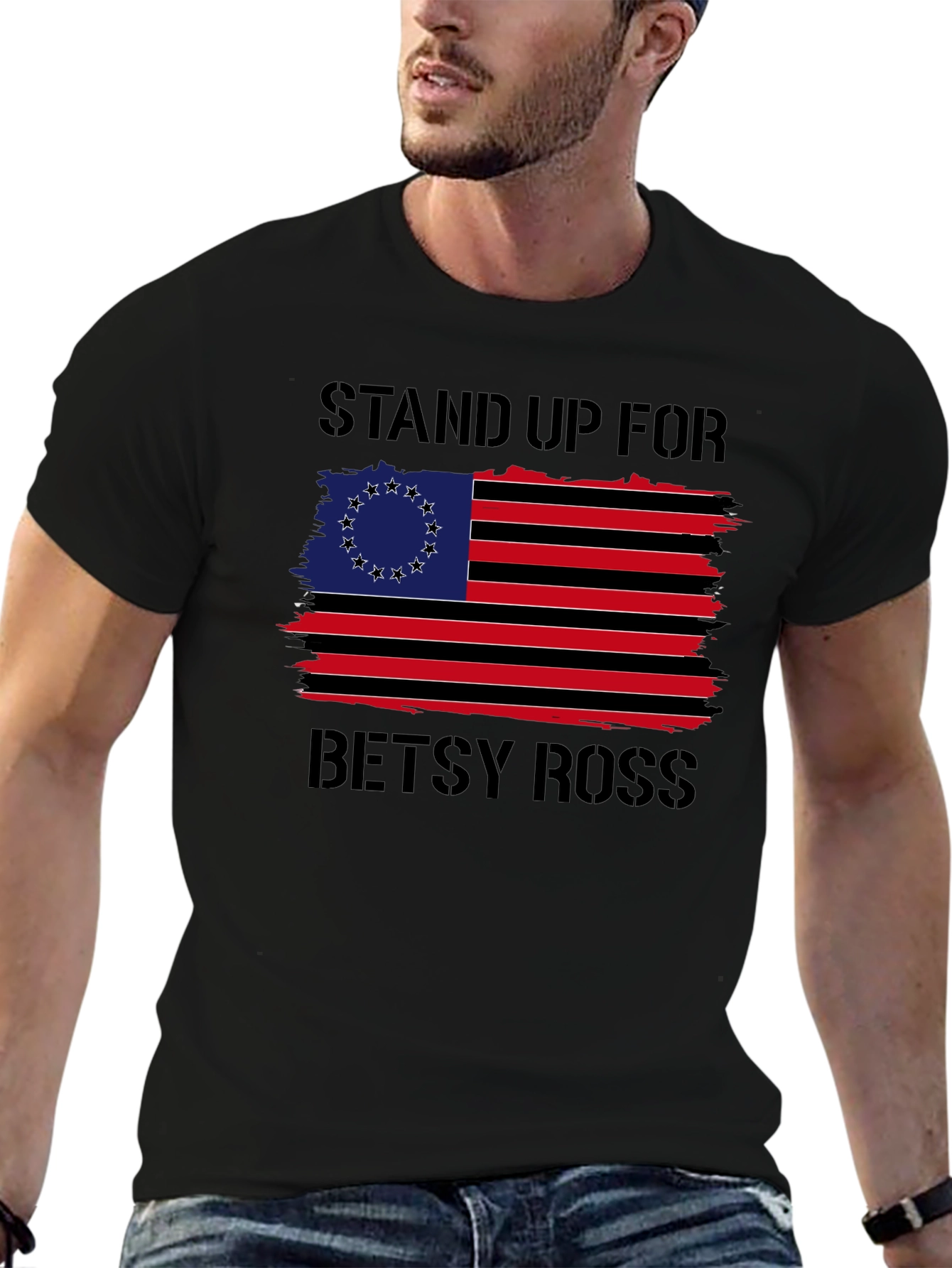 Stand Up for Betsy Ross Flag T-Shirt