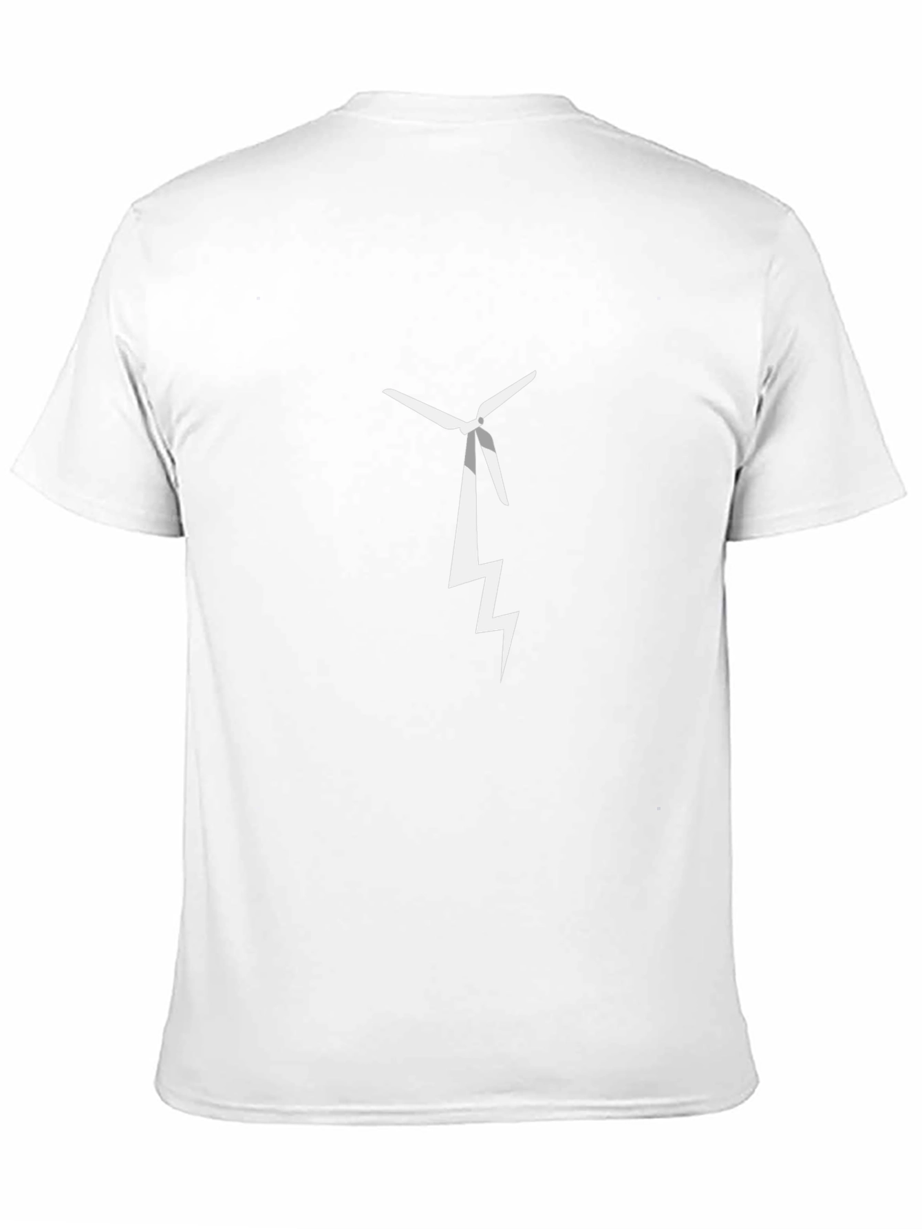 Wind Turbine Bolt Graphic Tee - Black