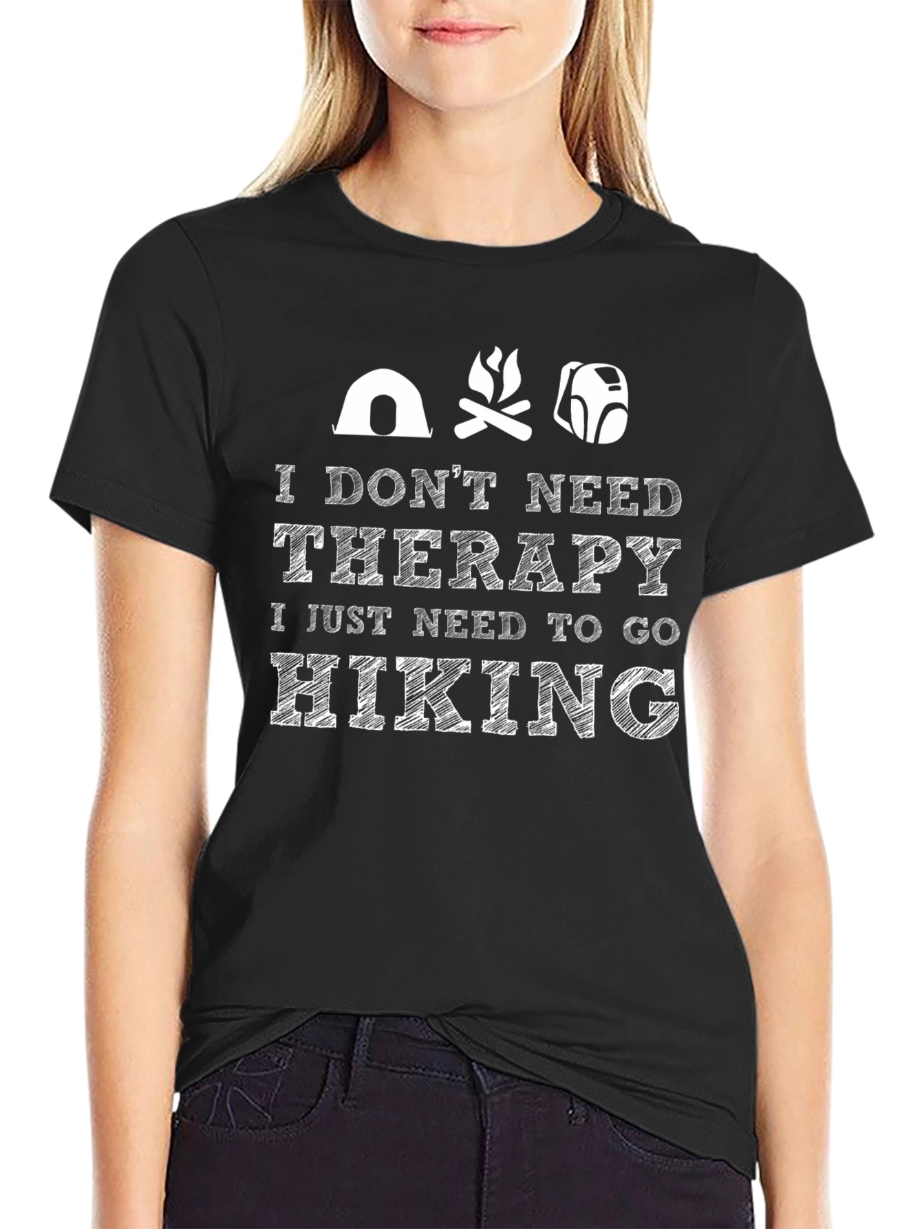 Hiking Therapy T-Shirt: Nature Lover Tee