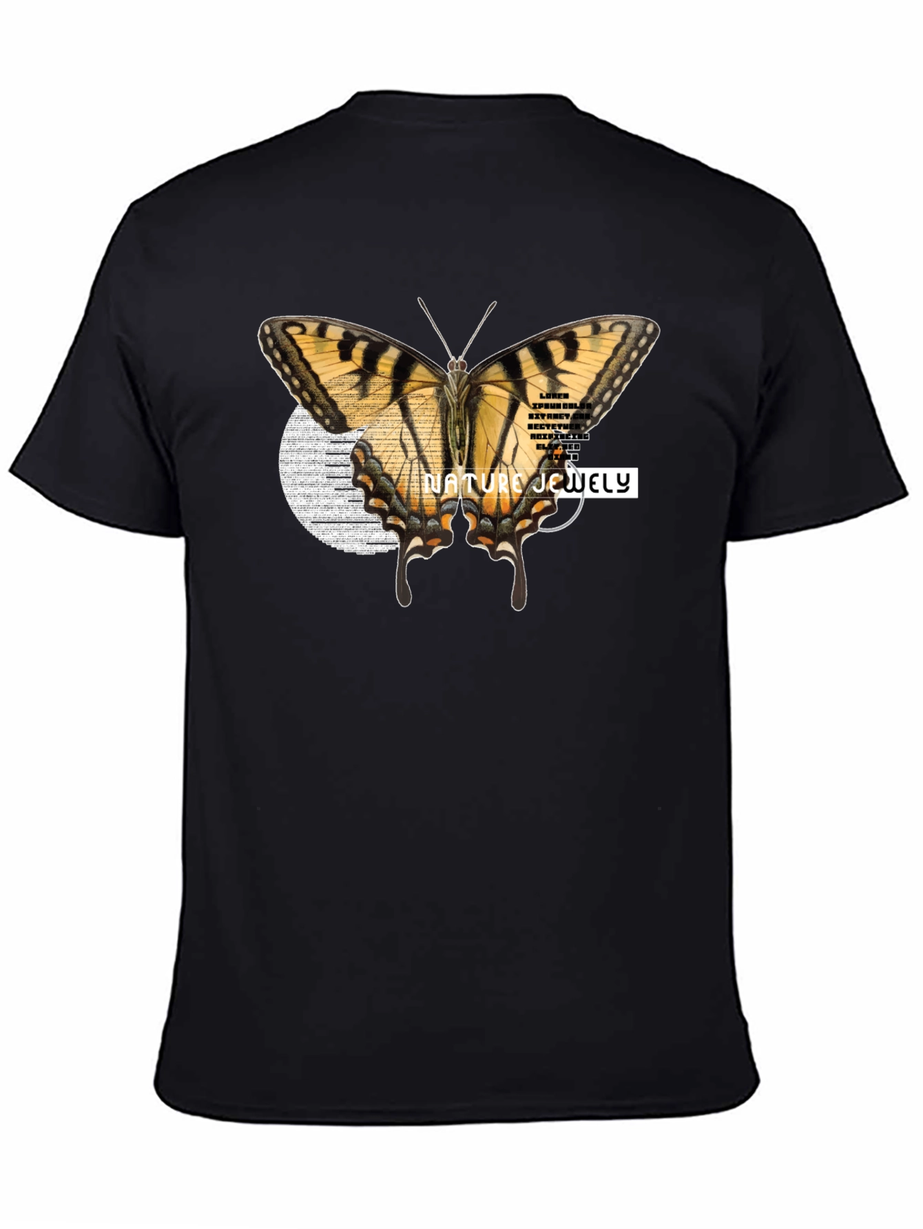 Nature Jewelry Butterfly Graphic T-Shirt