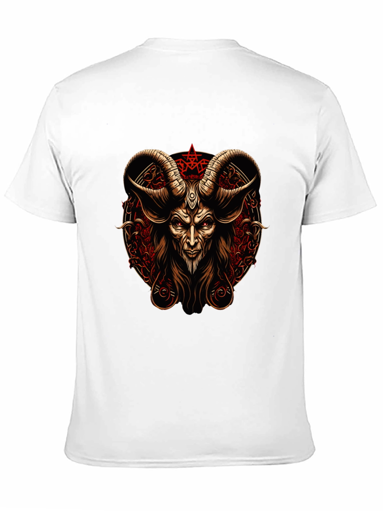 Baphomet Graphic Tee - Occult Satanic Design
