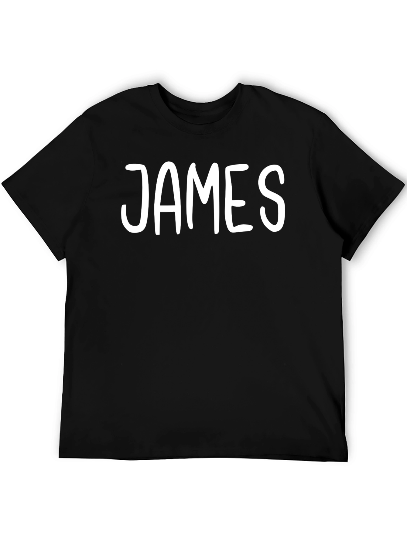 Personalized JAMES Black T-Shirt
