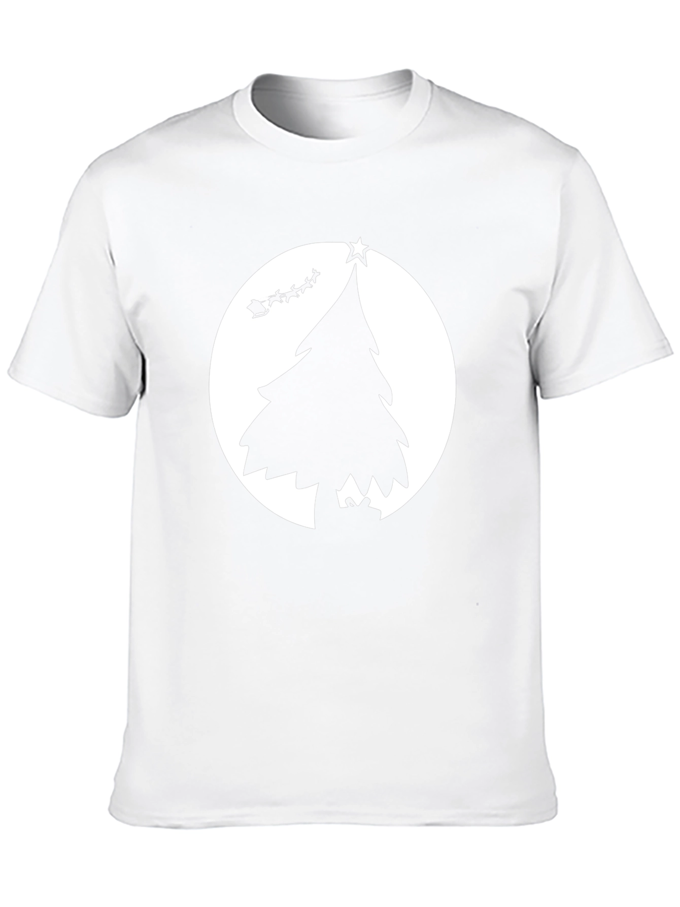 Christmas Tree Silhouette T-Shirt