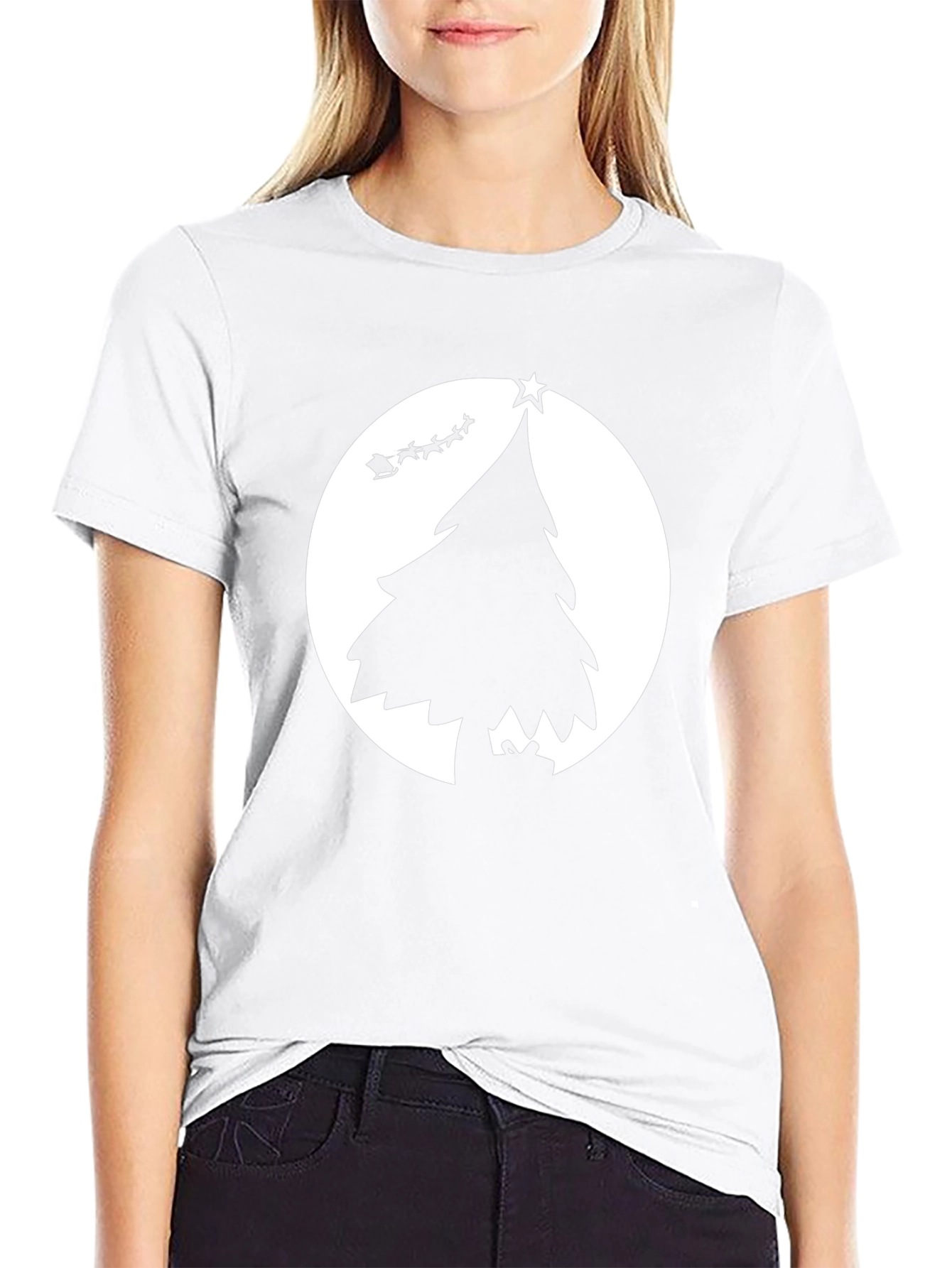 Christmas Tree Silhouette T-Shirt