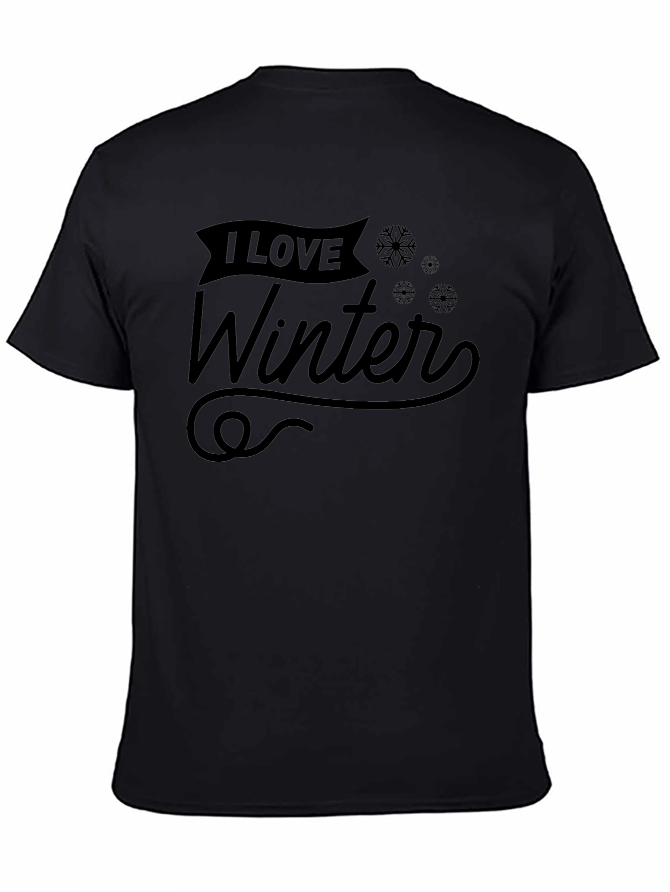 I Love Winter Graphic Tee - Stylish Holiday Apparel