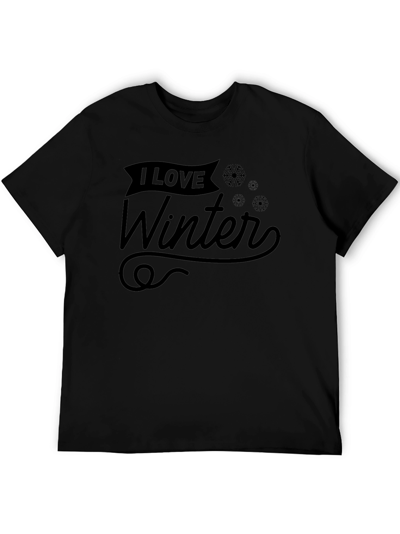 I Love Winter Graphic Tee - Stylish Holiday Apparel