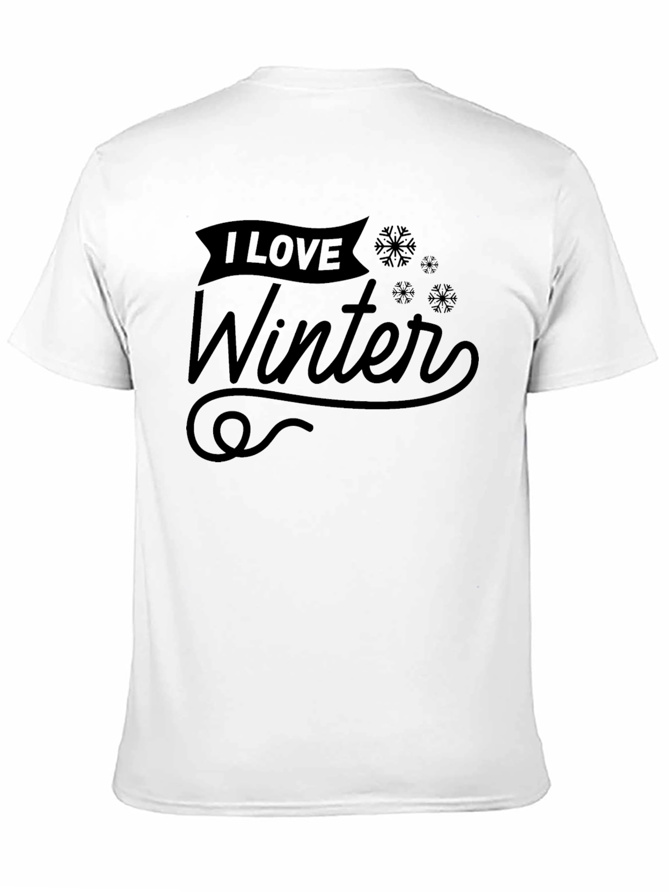I Love Winter Graphic Tee - Stylish Holiday Apparel