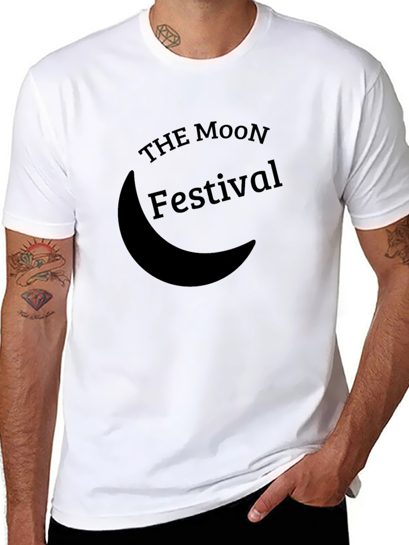 The Moon Festival Black T-Shirt