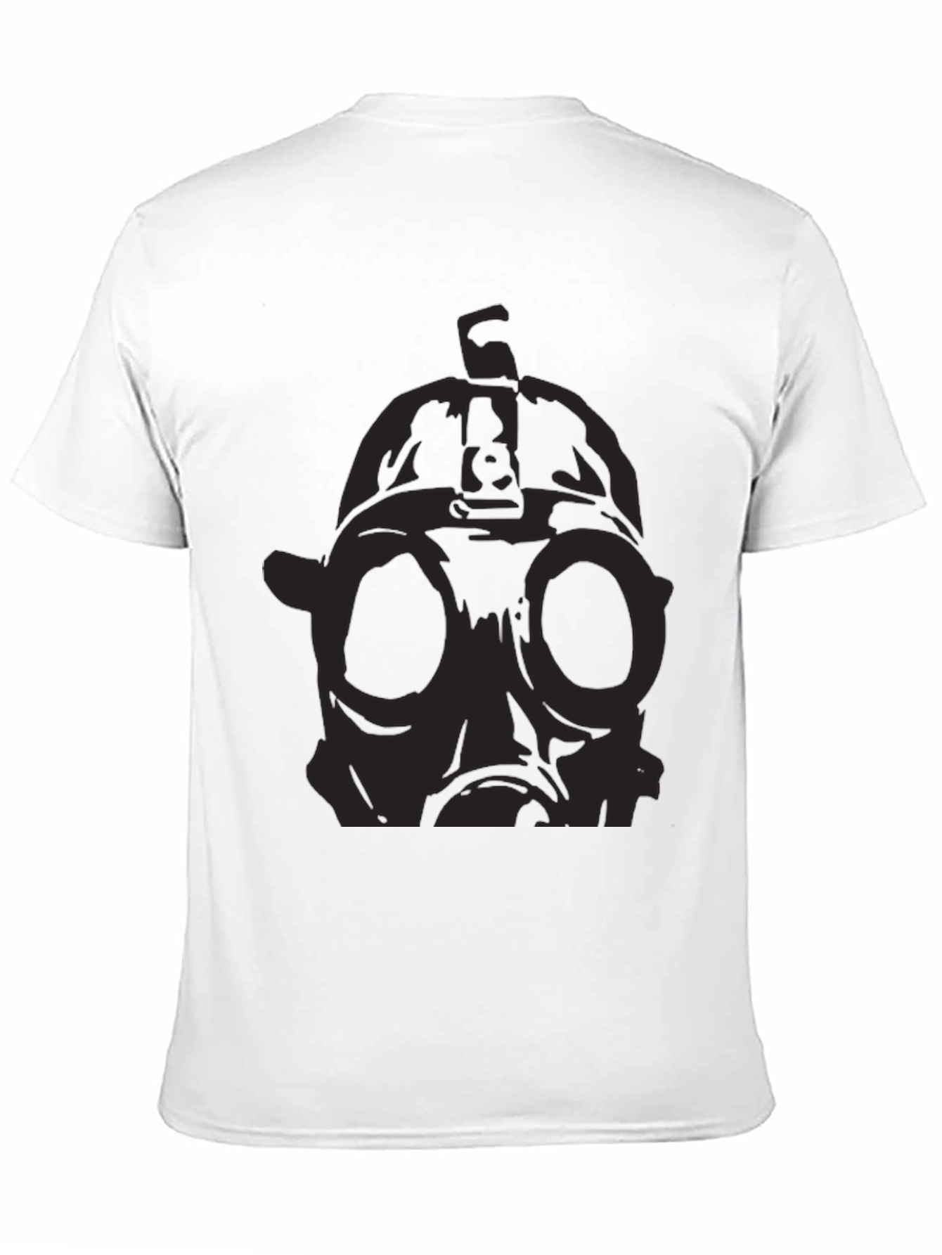 Gas Mask Graphic Black T-Shirt