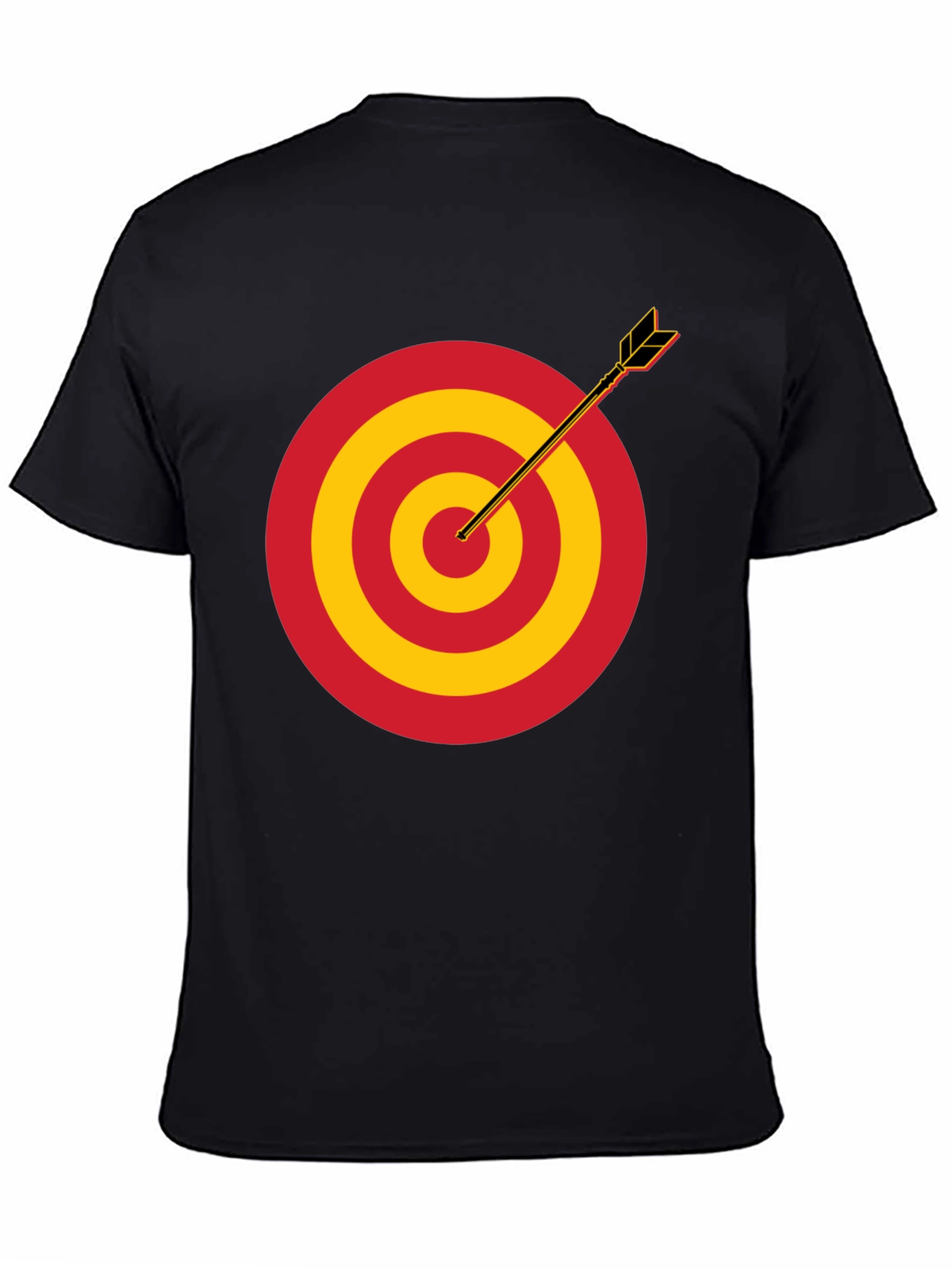 Target Practice T-Shirt - Black Cotton Tee