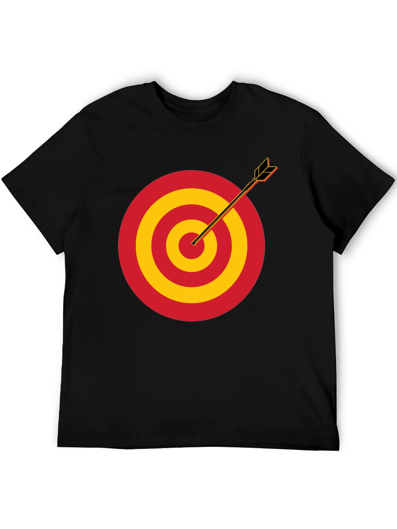 Target Practice T-Shirt - Black Cotton Tee