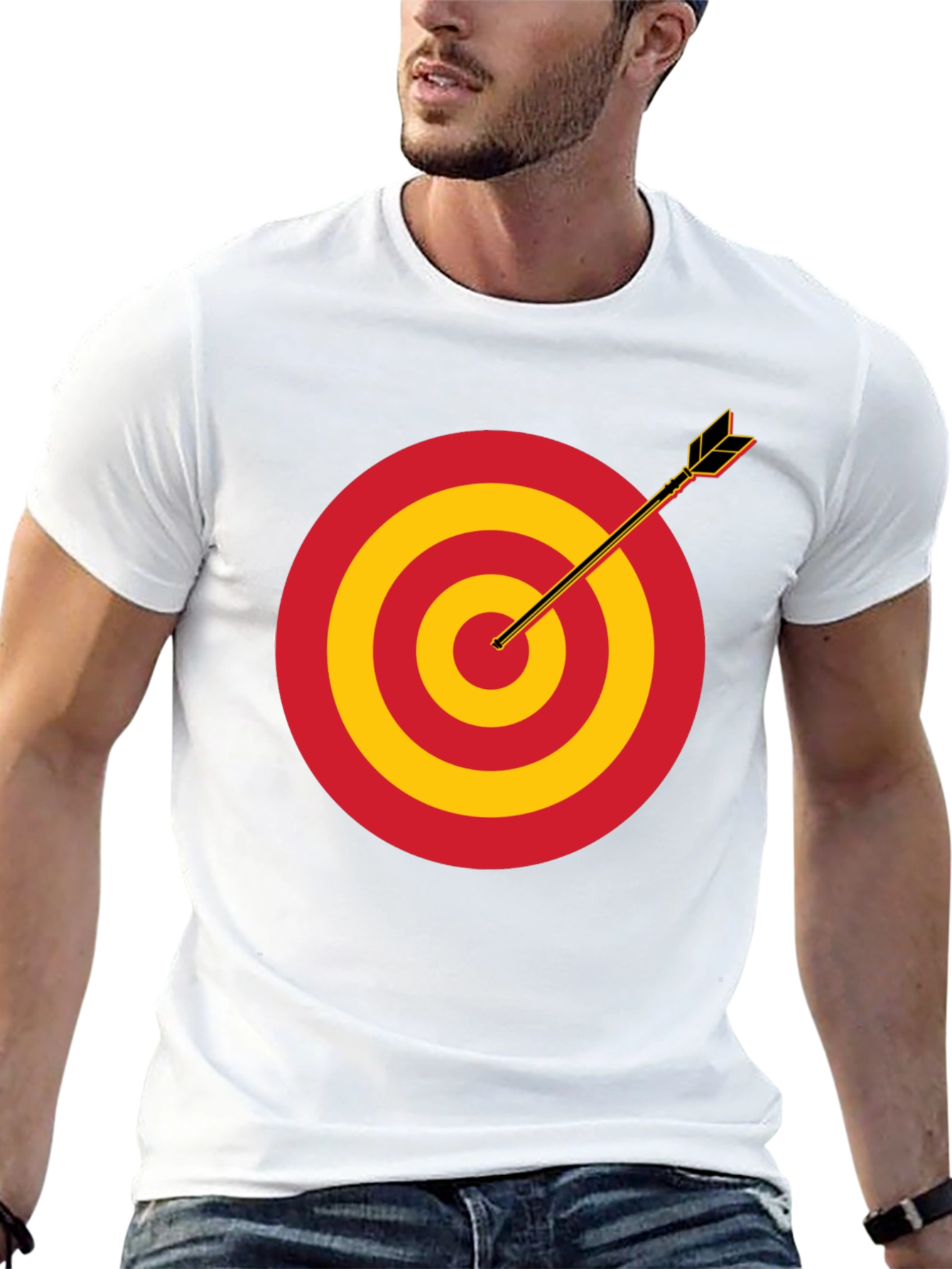 Target Practice T-Shirt - Black Cotton Tee