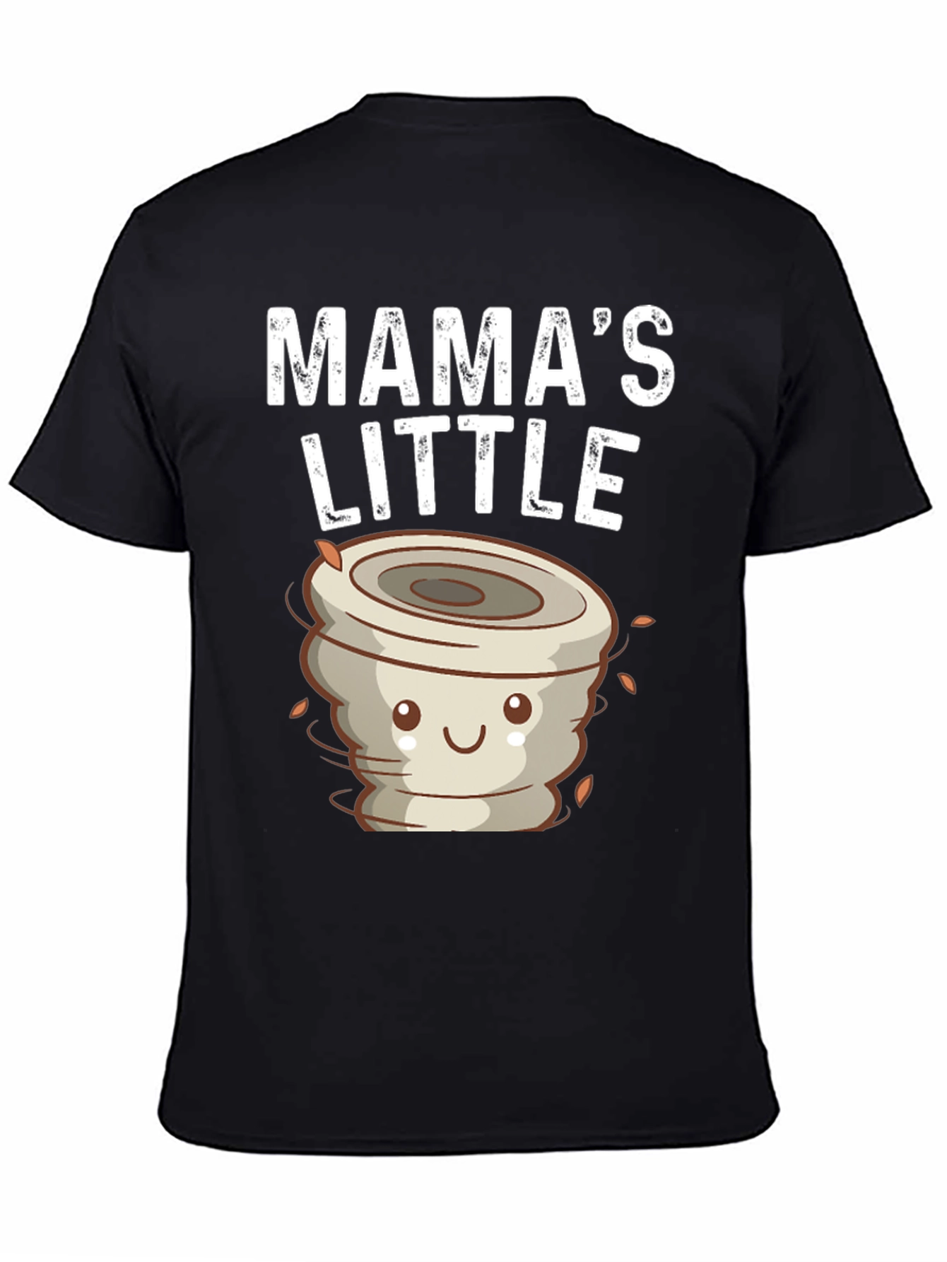 Mamas Little Tornado Black Graphic Tee