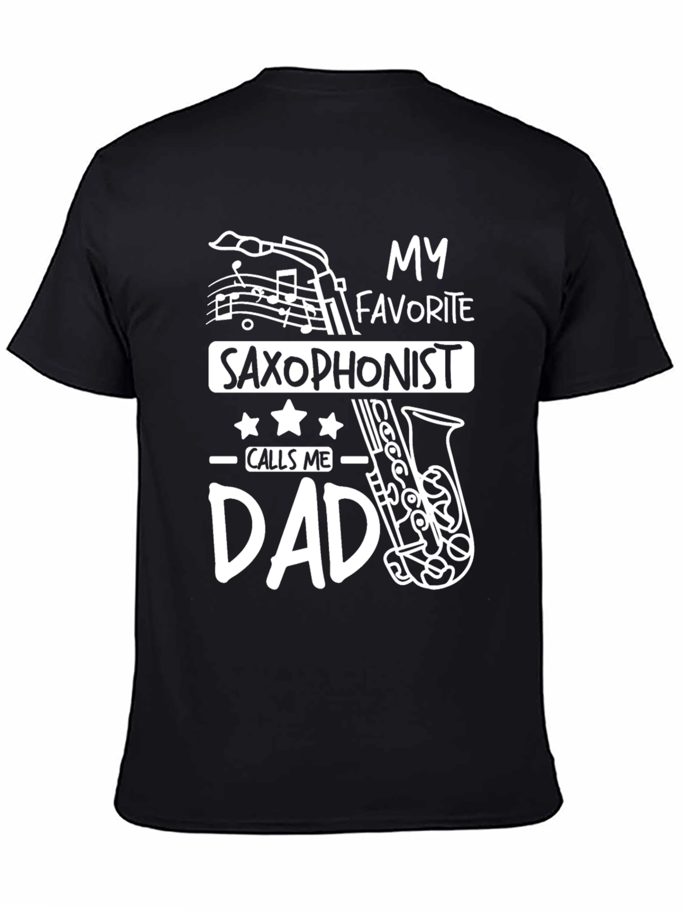 Saxophonist Dad T-Shirt - Gift for Music Lovers