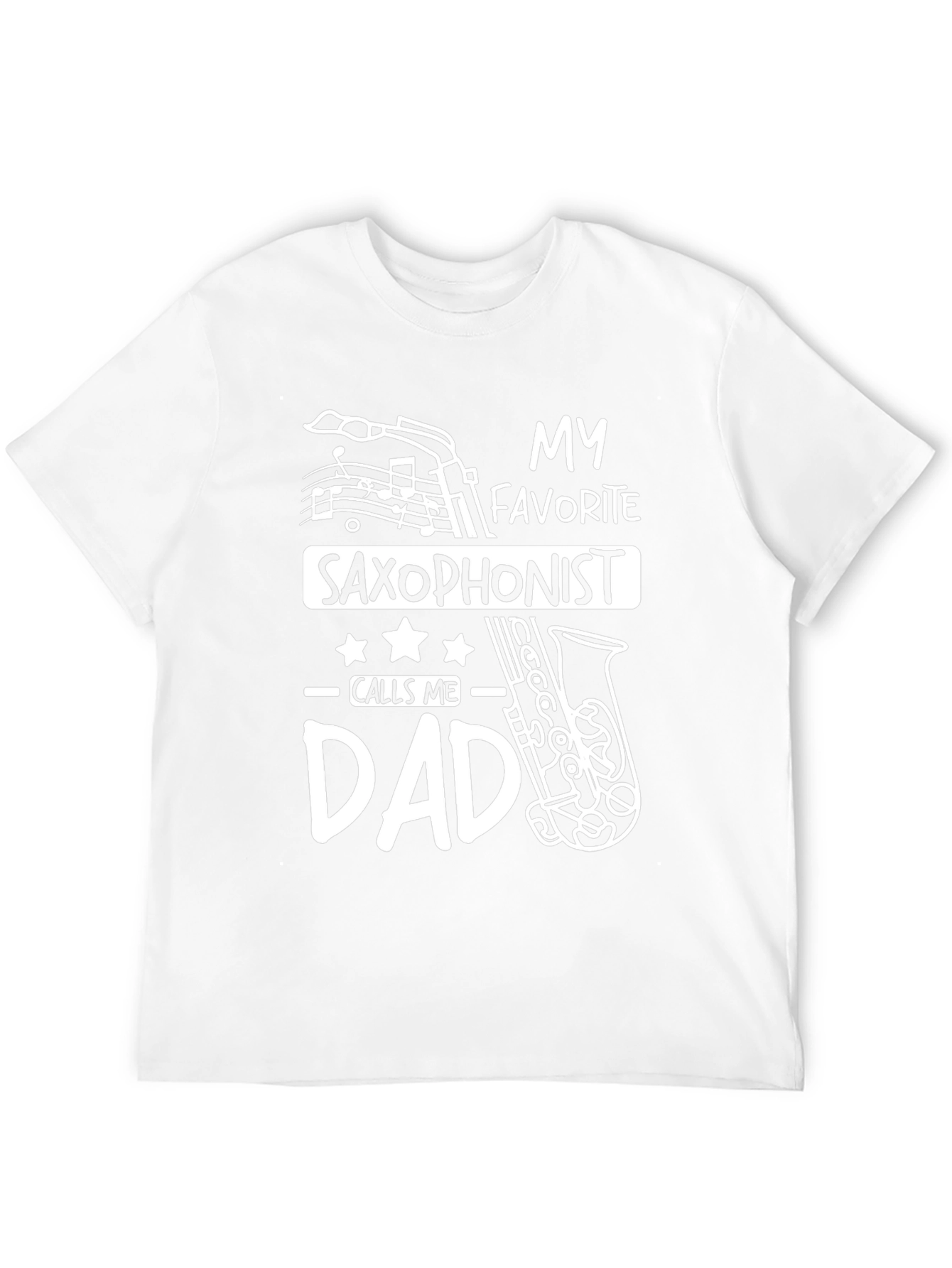 Saxophonist Dad T-Shirt - Gift for Music Lovers